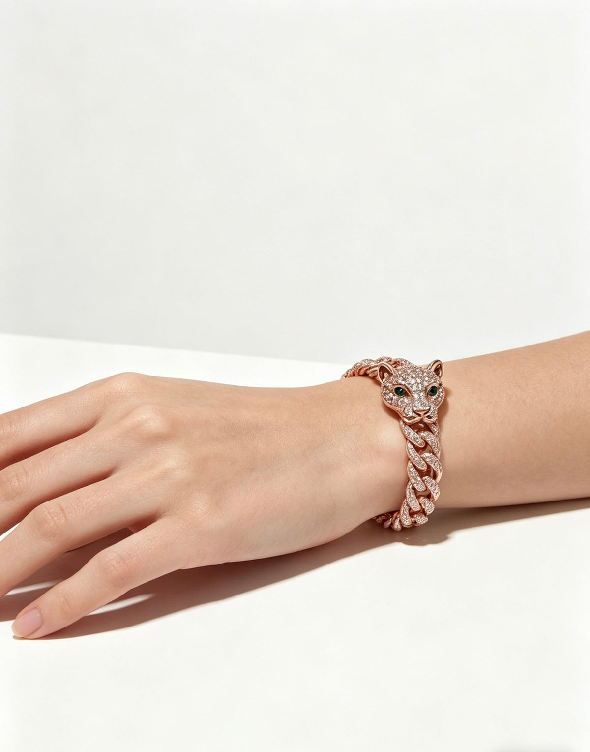 Cartier Style 196 gold-tone signature motif bracelet view 5
