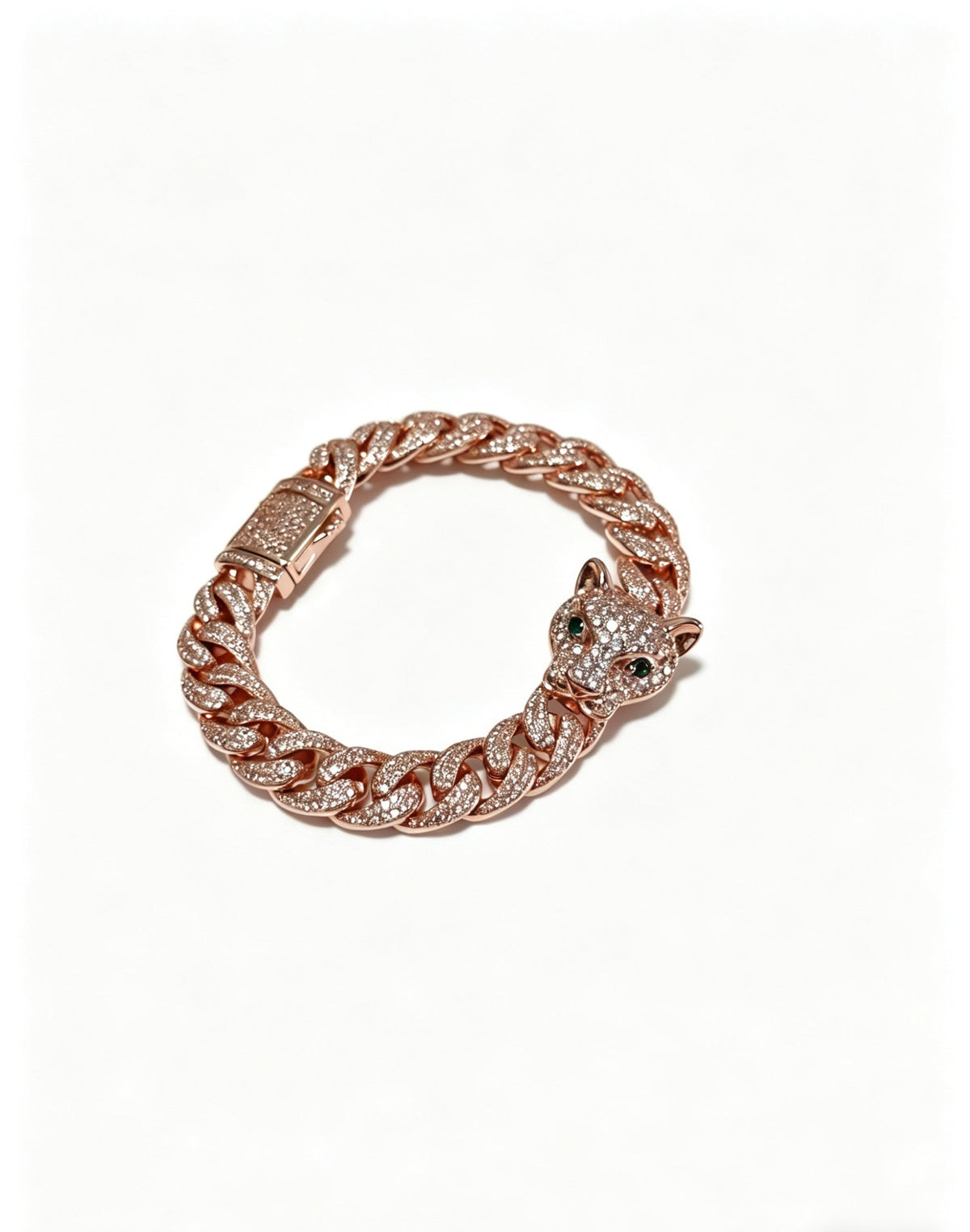 Cartier Style 196 gold-tone signature motif bracelet view 2