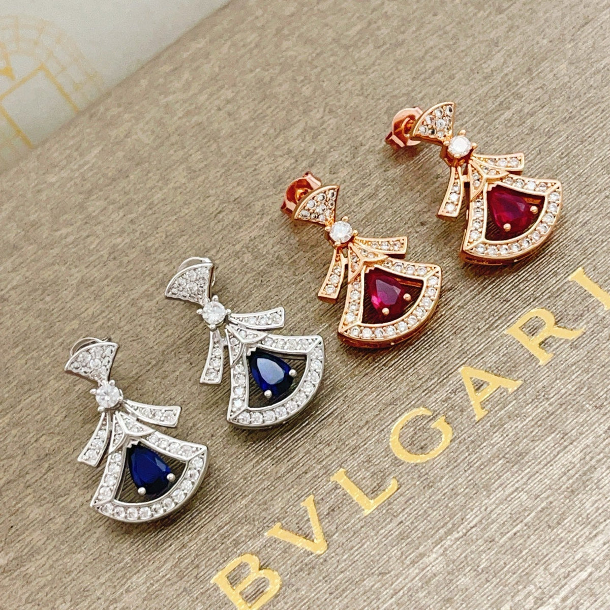 BVLGARI Rose Gold-Tone Stud Earrings - image 6
