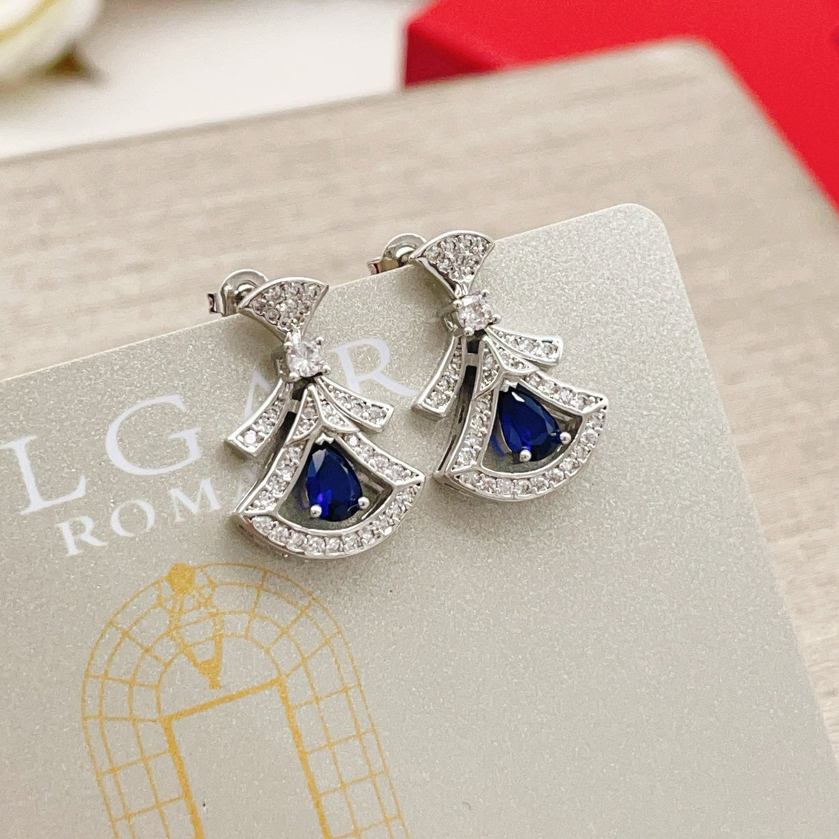 BVLGARI Rose Gold-Tone Stud Earrings - image 2