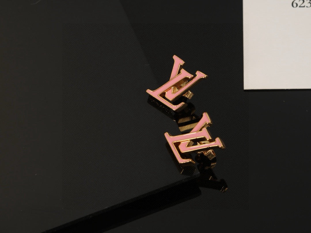 Louis Vuitton Letter Stud Earrings – Style 09 - image 4