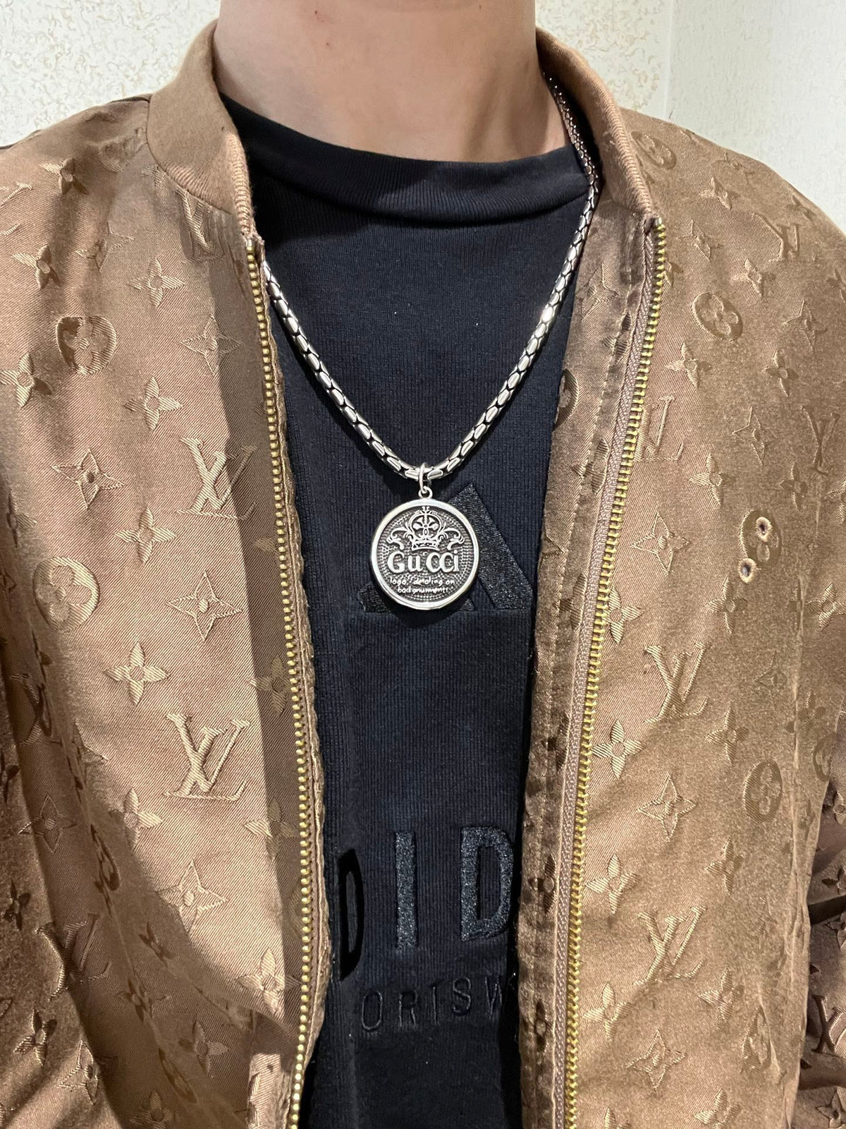 Gucci Anger Forest Chain Distressed Necklace – Style 35 - image 3
