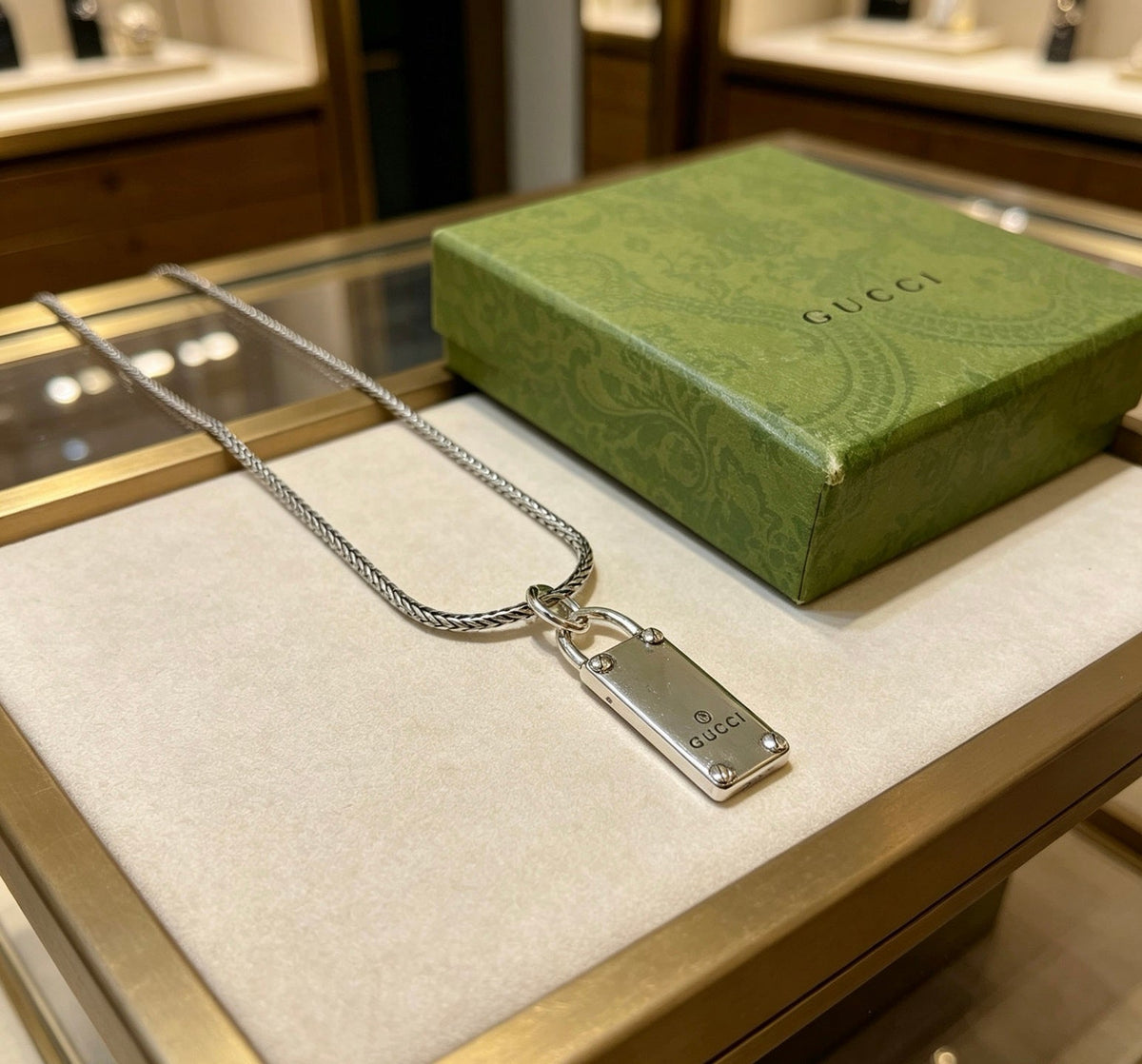 Gucci Anger Forest Chain Distressed Necklace – Style 105 - image 2
