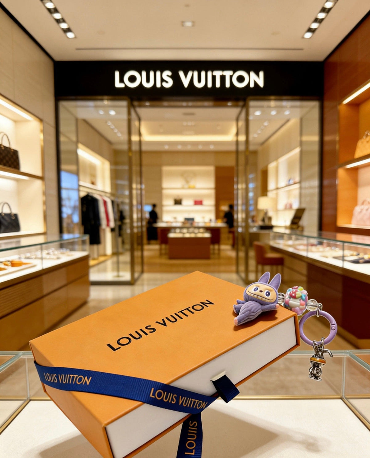 Louis Vuitton Anger Forest Bag Charm / Keychain – Style 89 - image 2