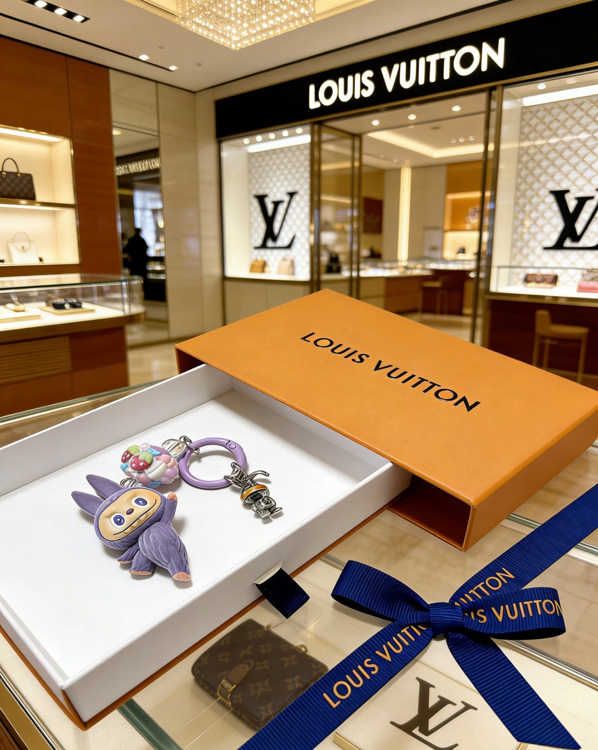Louis Vuitton Anger Forest Bag Charm / Keychain – Style 89 - image 4