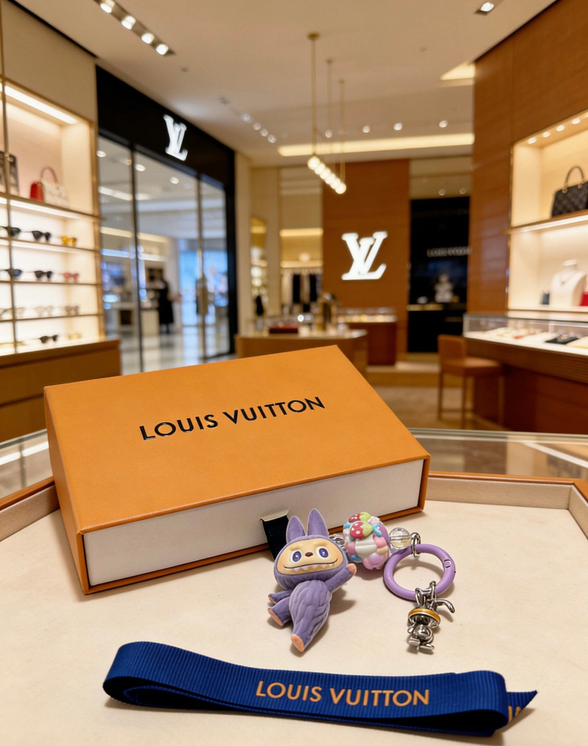 Louis Vuitton Anger Forest Bag Charm / Keychain – Style 89 - image 1