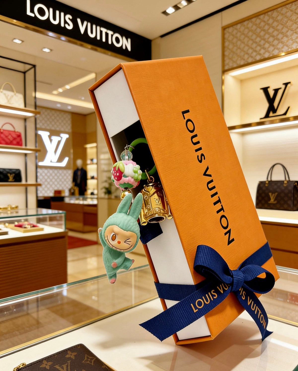 Louis Vuitton Anger Forest Bag Charm / Keychain – Style 83 - image 4