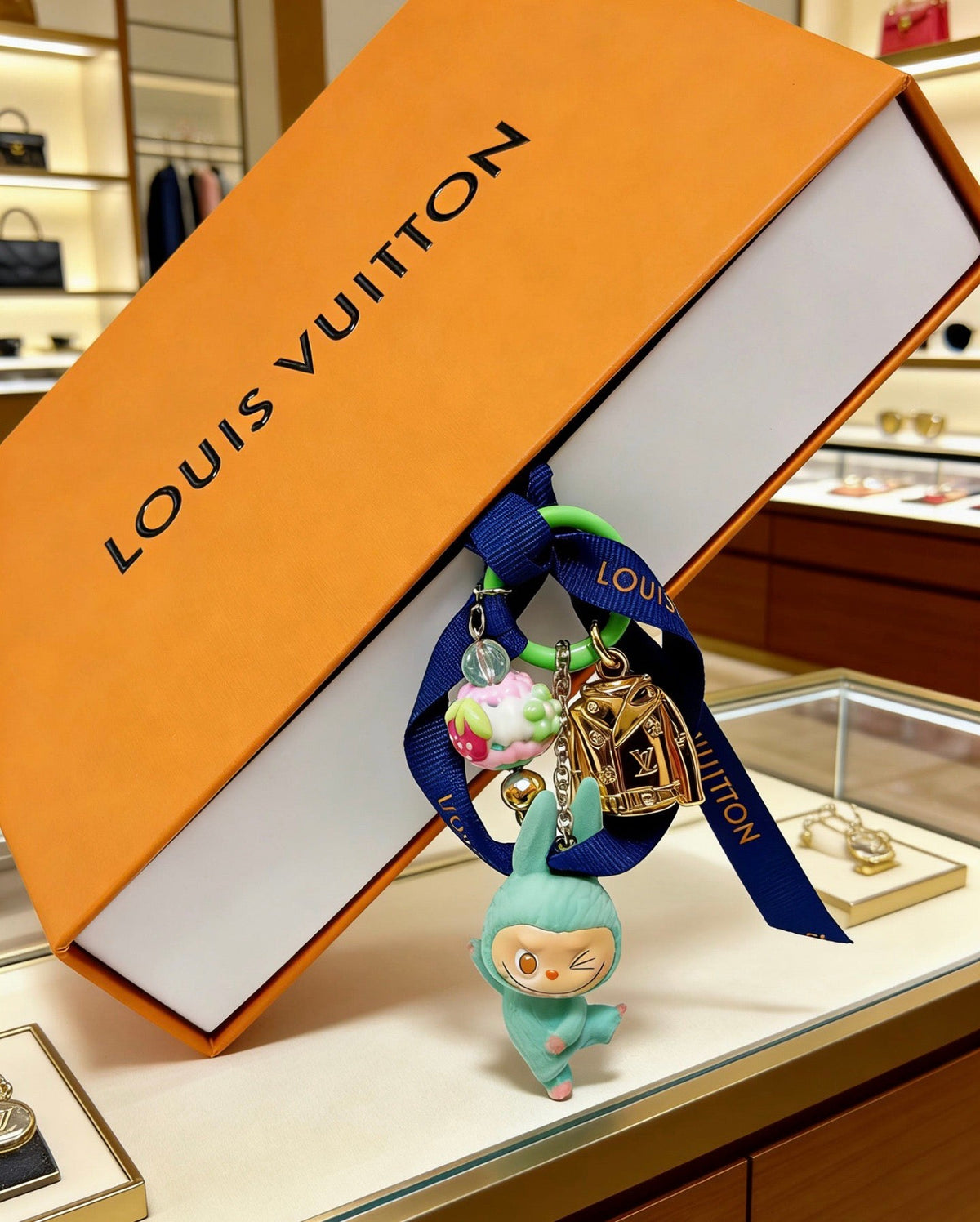Louis Vuitton Anger Forest Bag Charm / Keychain – Style 83 - image 6