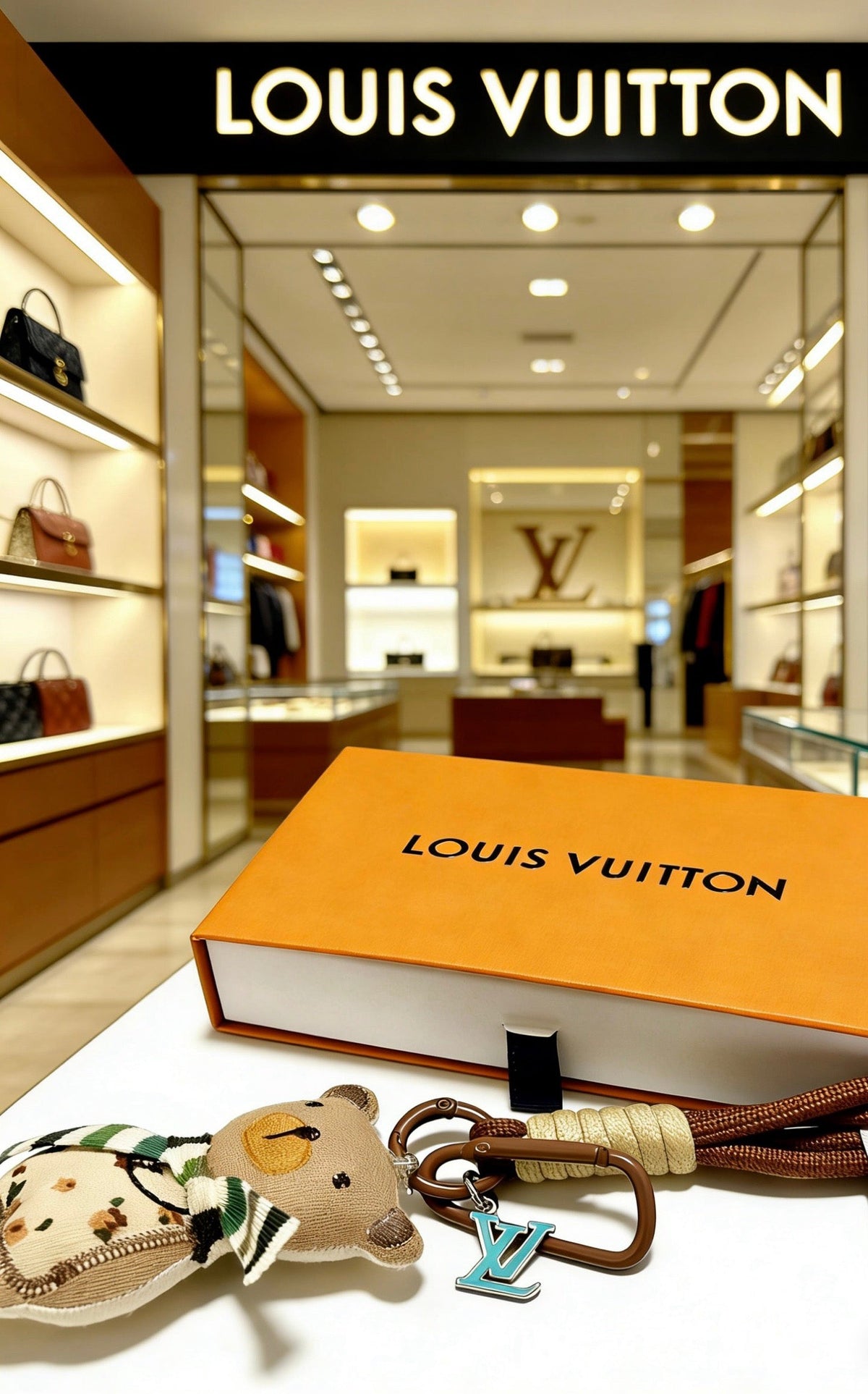 Louis Vuitton Anger Forest Bag Charm / Keychain – Style 74 - image 3