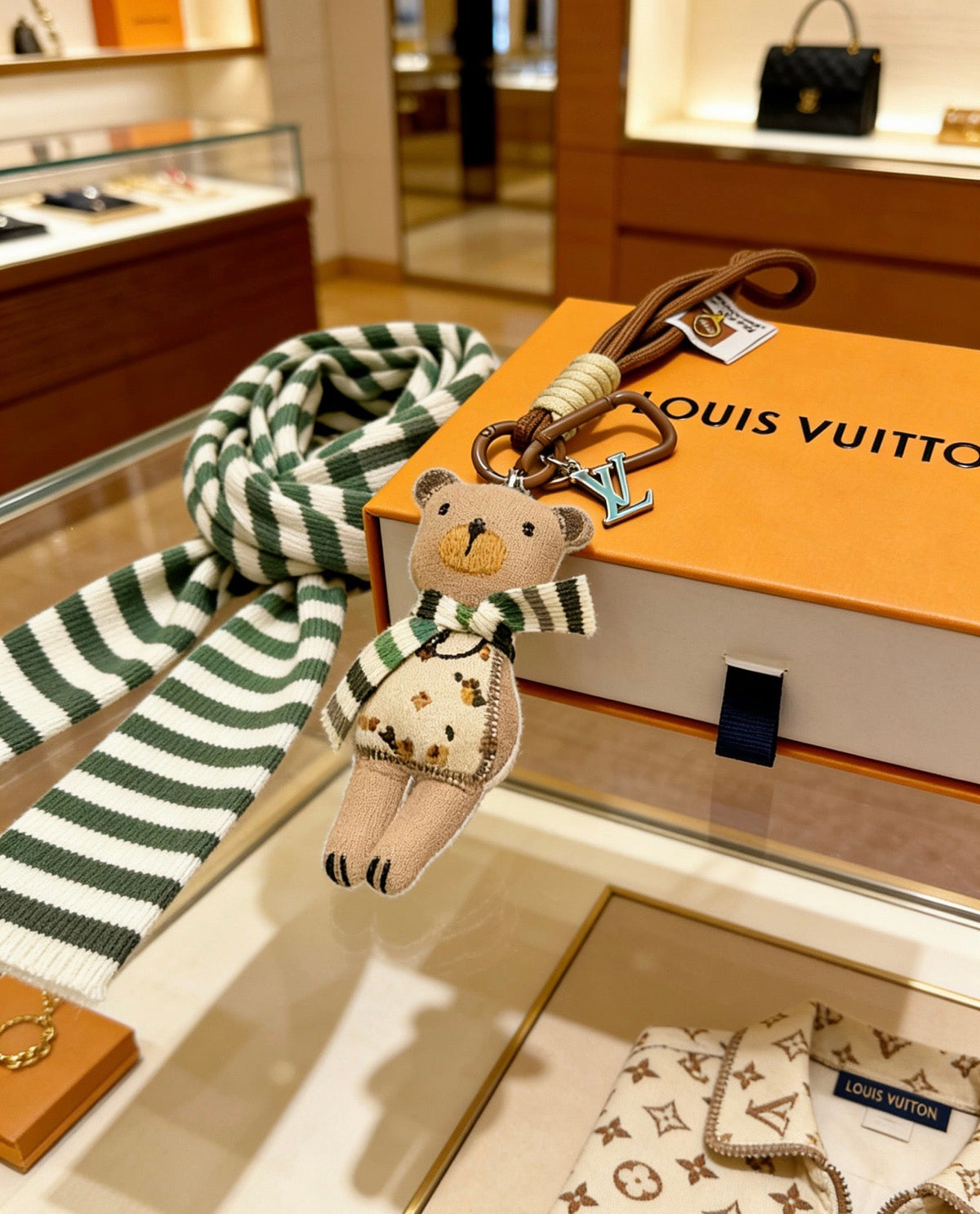 Louis Vuitton Anger Forest Bag Charm / Keychain – Style 74 - image 1