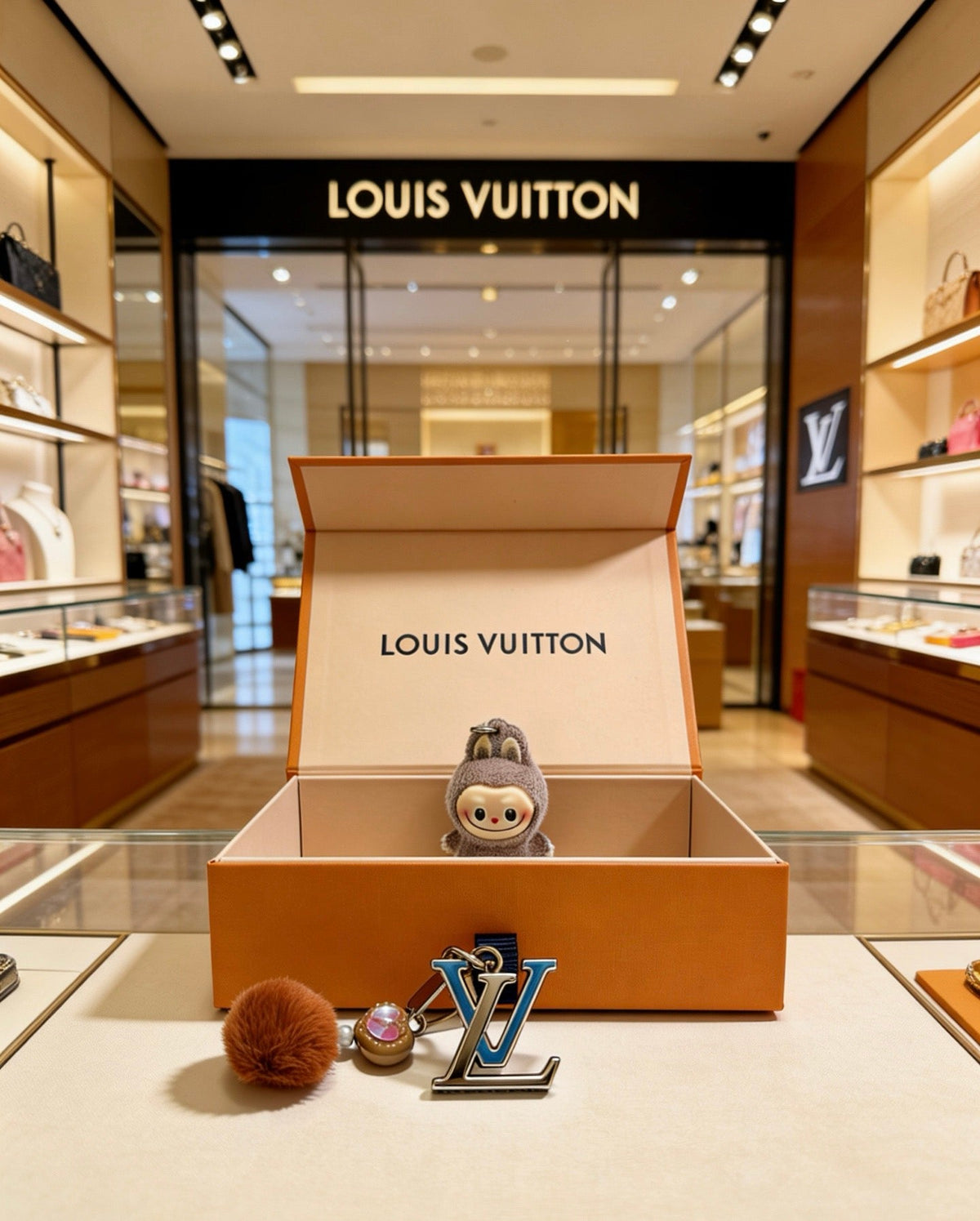 Louis Vuitton Anger Forest Bag Charm / Keychain – Style 73 - image 2