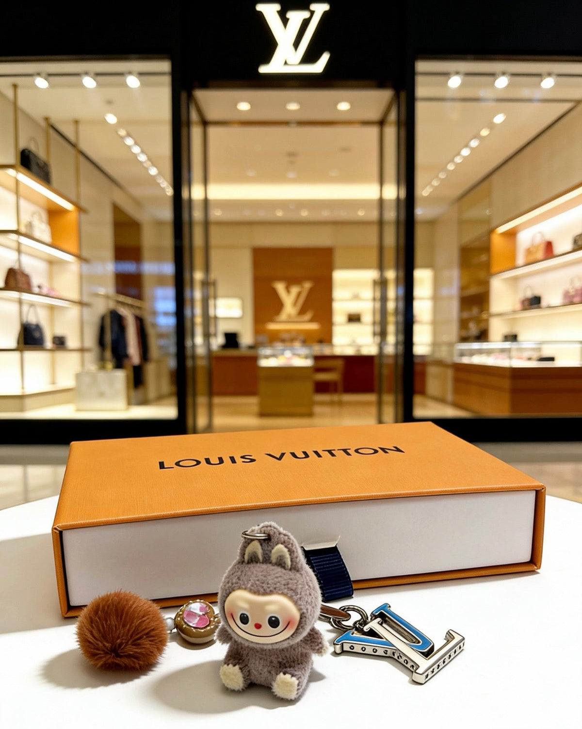 Louis Vuitton Anger Forest Bag Charm / Keychain – Style 73 - image 1