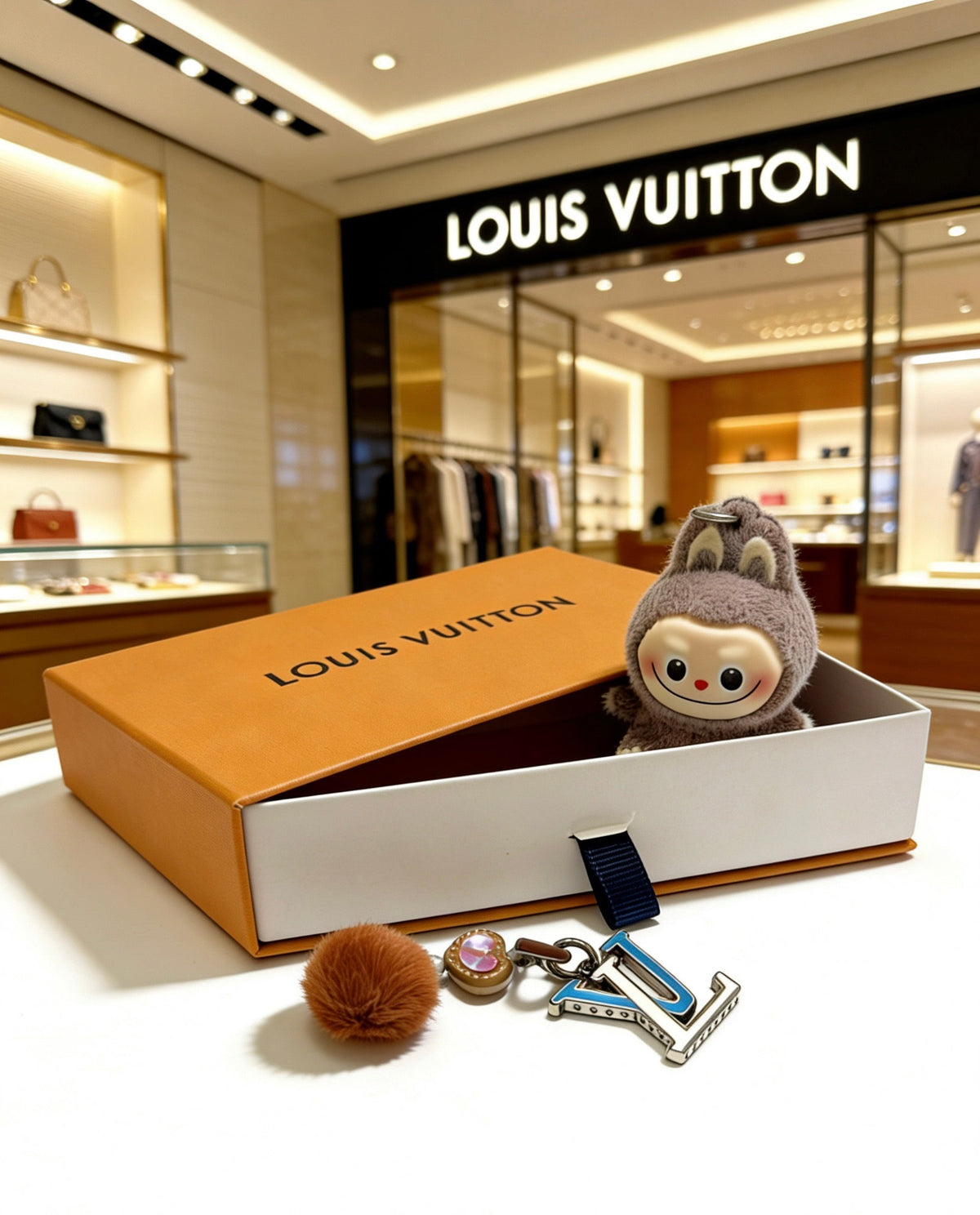 Louis Vuitton Anger Forest Bag Charm / Keychain – Style 73 - image 6