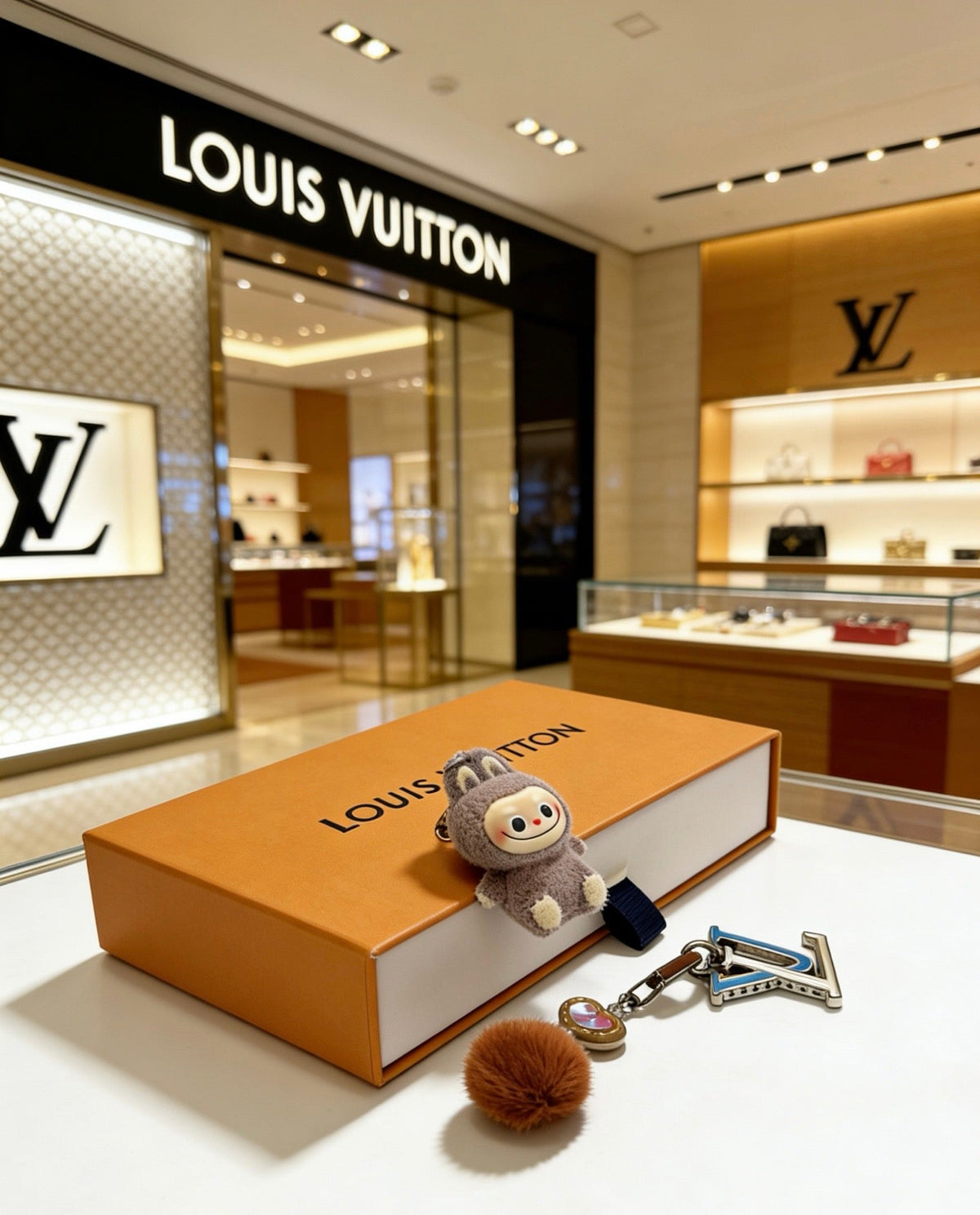 Louis Vuitton Anger Forest Bag Charm / Keychain – Style 73 - image 3