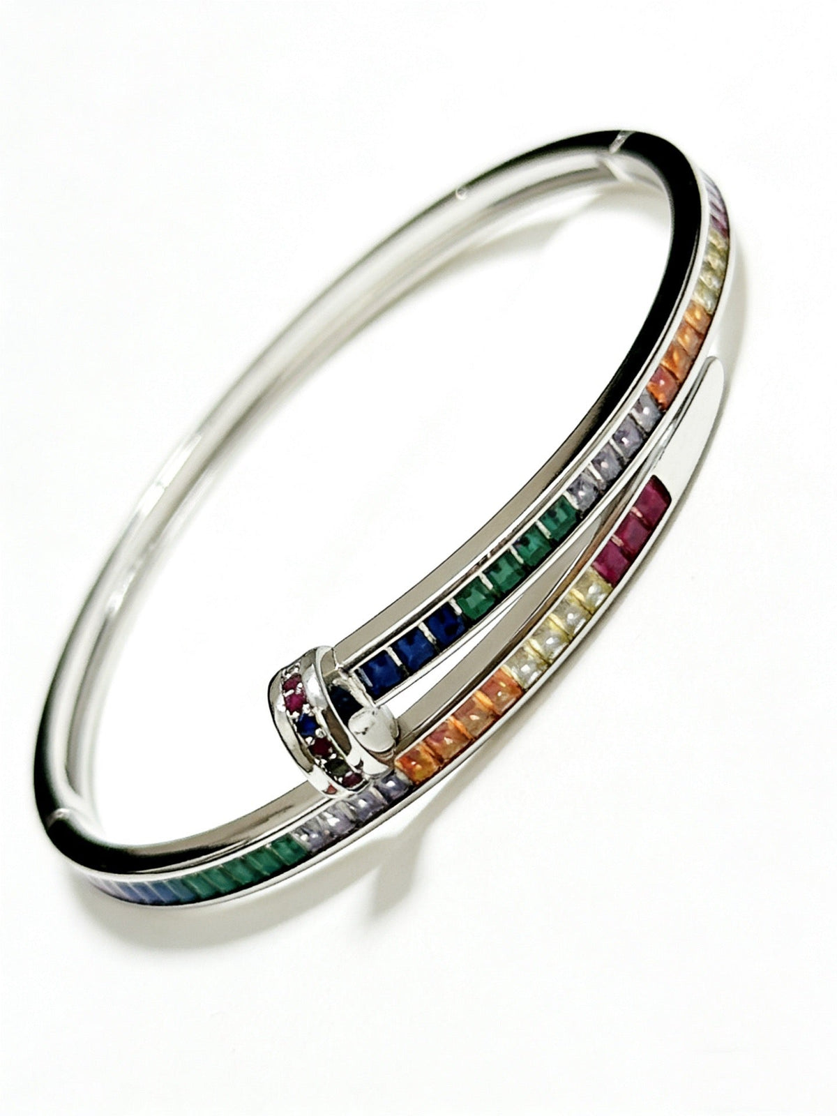 Cartier Style 219 gold-tone signature motif bracelet view 3