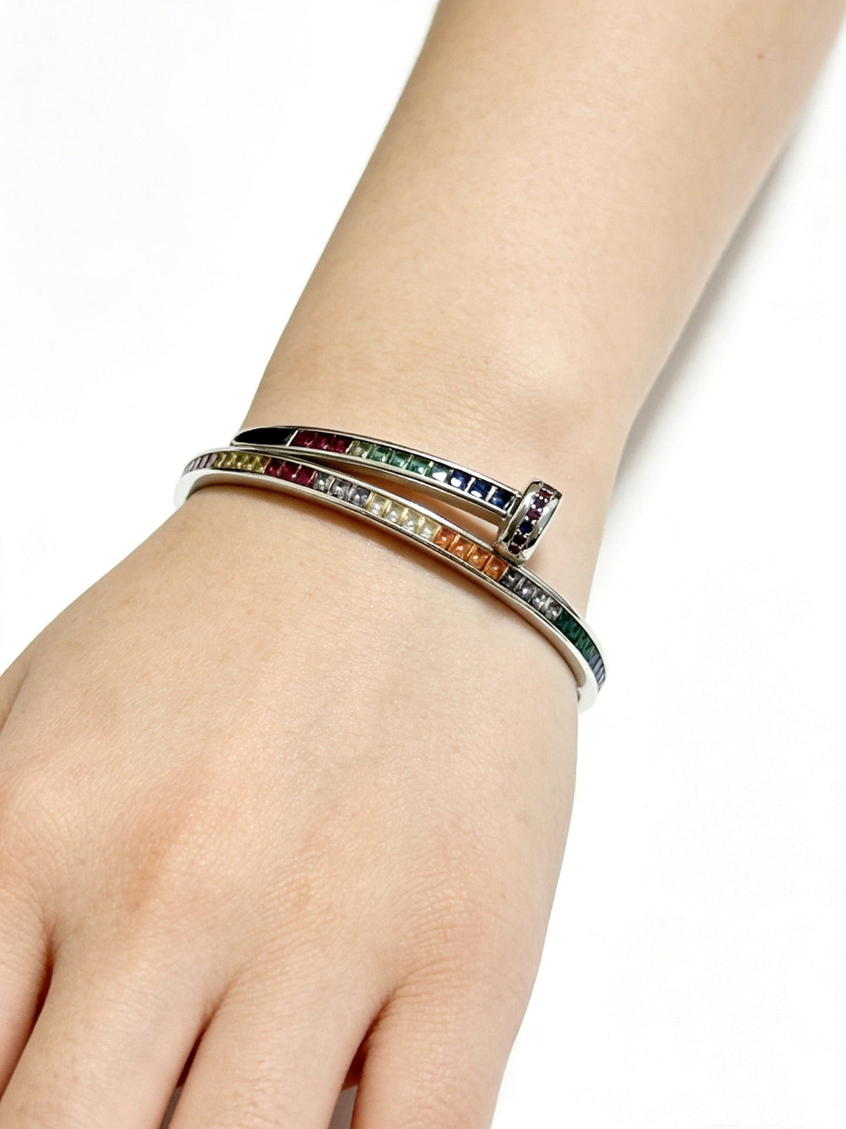 Cartier Style 219 gold-tone signature motif bracelet view 4