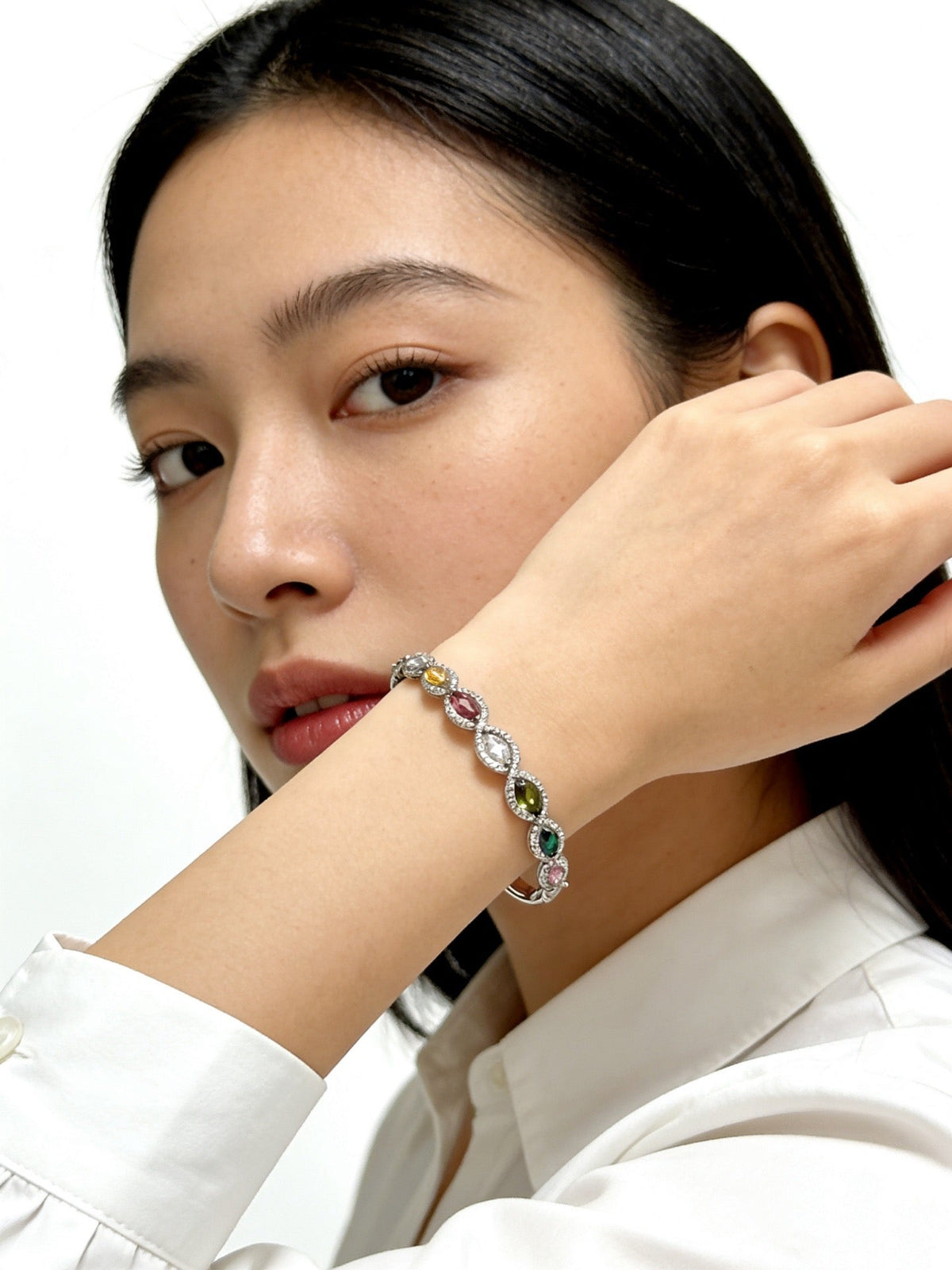 Cartier Style 213 gold-tone signature motif bracelet view 5