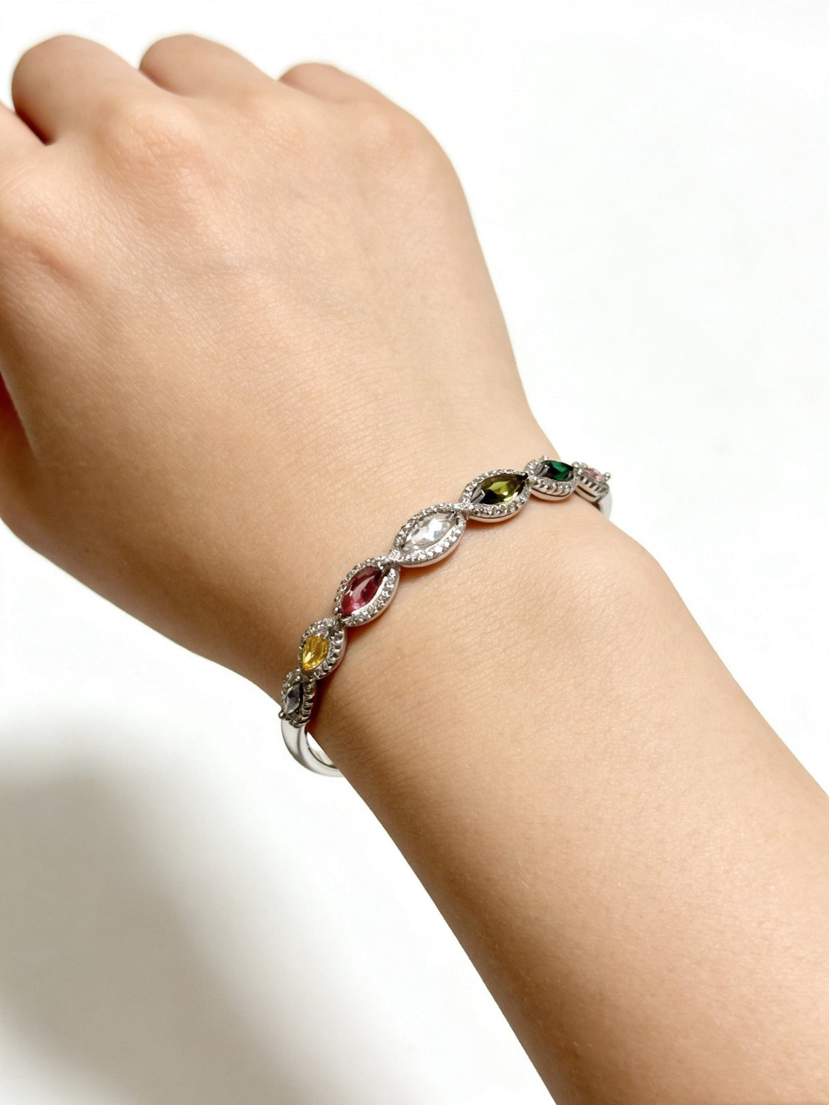 Cartier Style 213 gold-tone signature motif bracelet view 4
