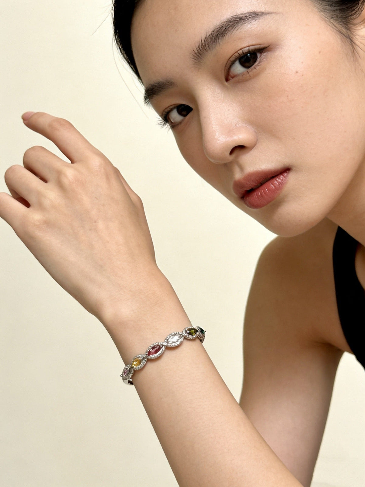 Cartier Style 213 gold-tone signature motif bracelet view 9