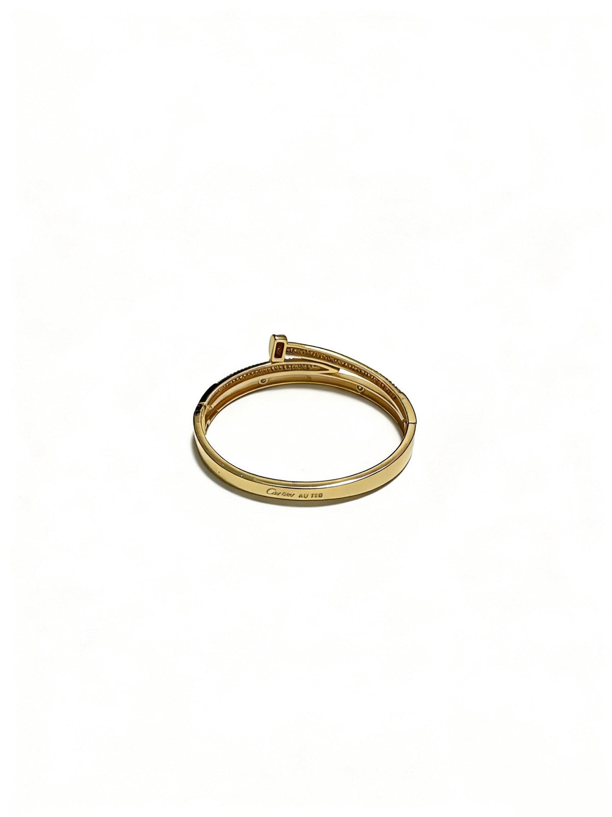 Cartier Style 210 gold-tone signature motif bracelet view 3
