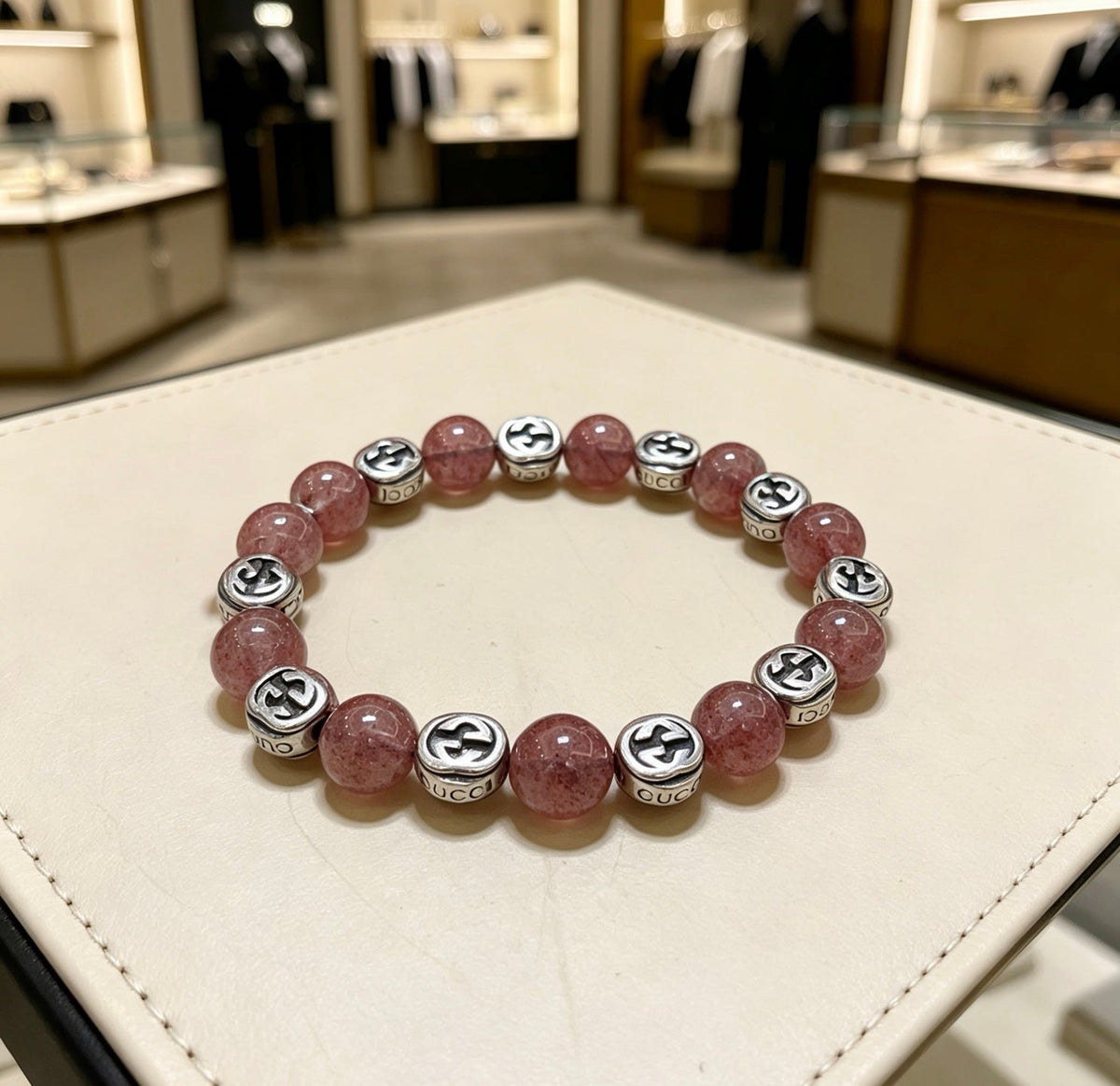 Gucci Anger Forest Black Onyx Crystal Distressed Bracelet – Style 05 - image 7