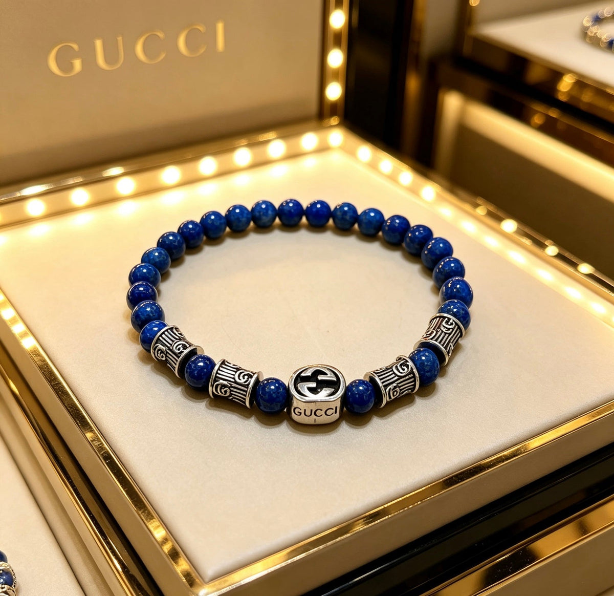 Gucci Anger Forest Crystal Distressed Unisex Bracelet – Style 12 - image 5