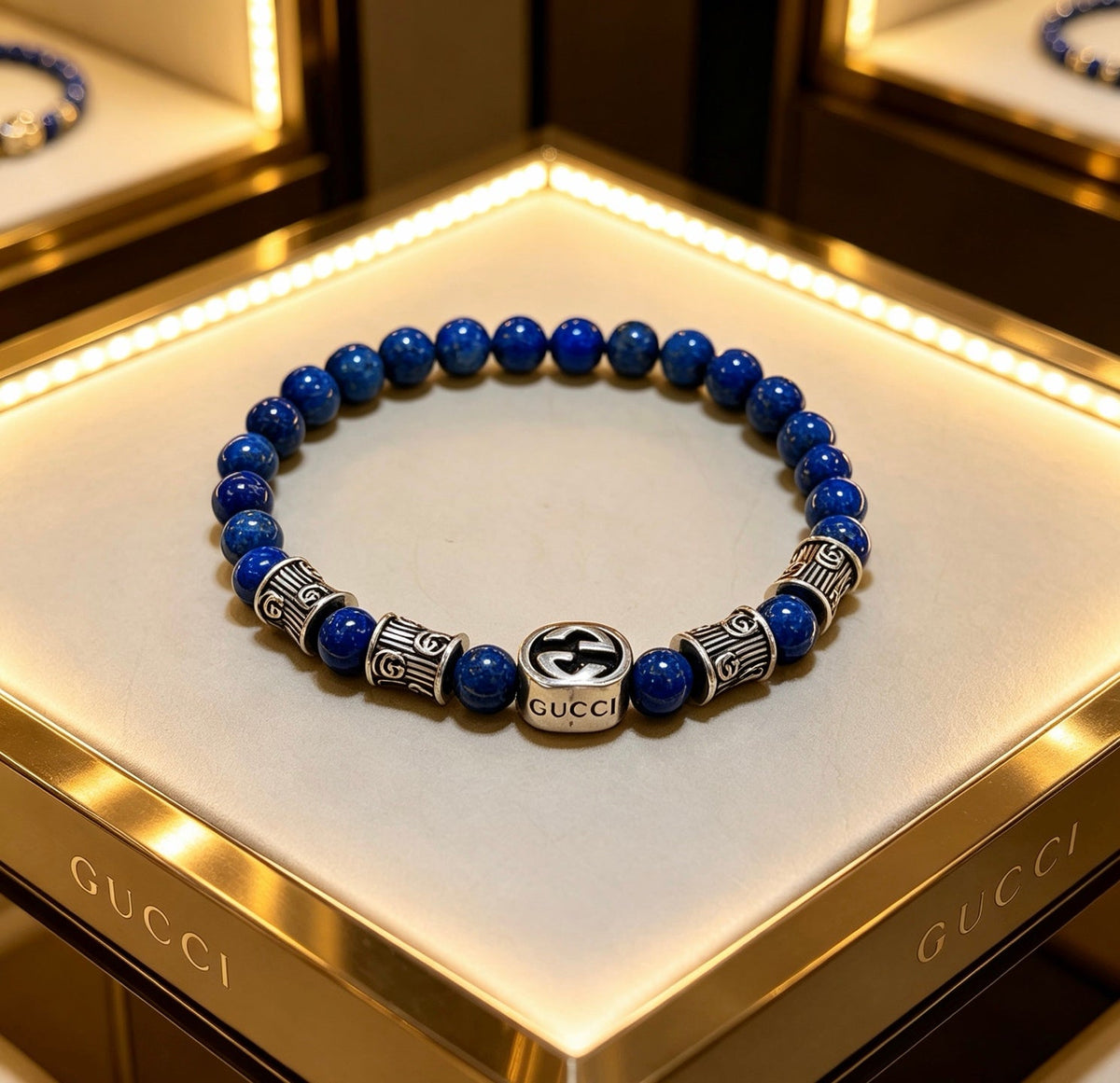 Gucci Anger Forest Crystal Distressed Unisex Bracelet – Style 12 - image 4