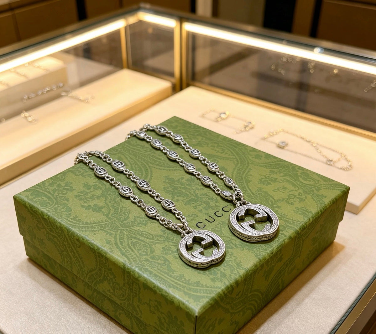Gucci Anger Forest Chain Distressed Pendant – Style 07 - image 7