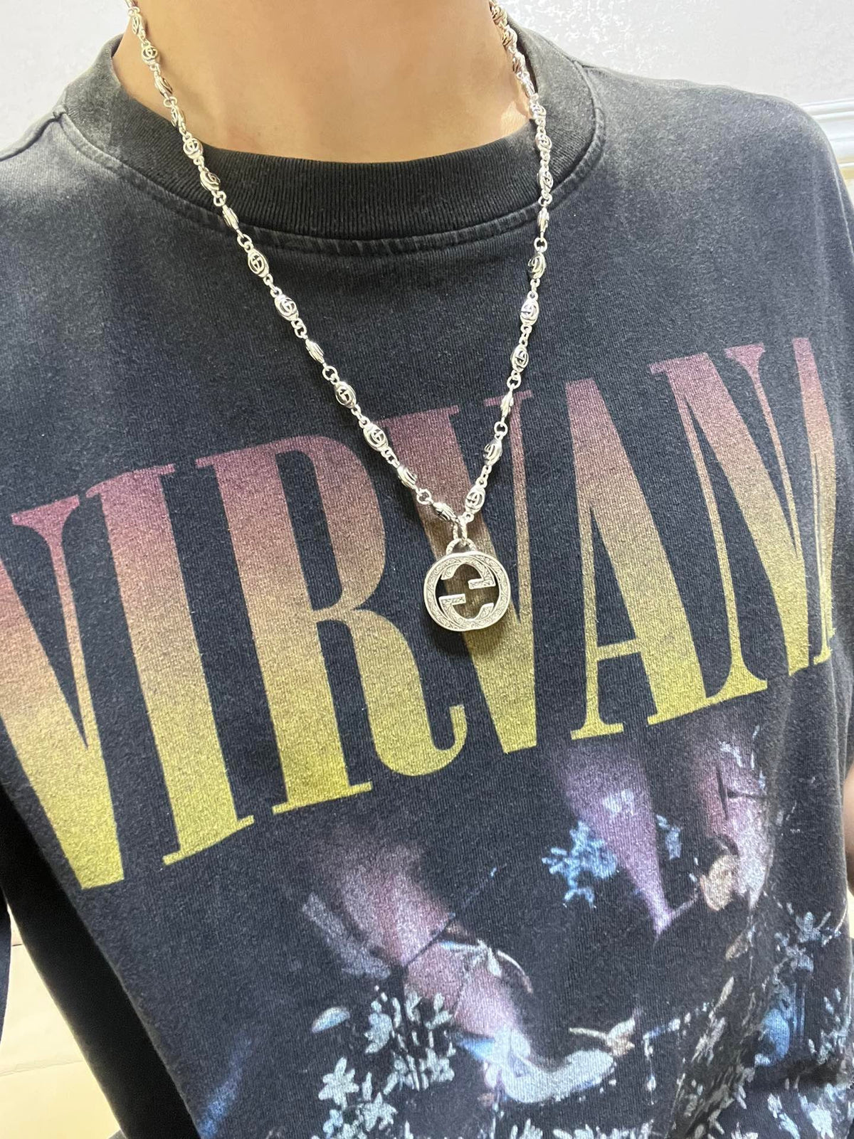 Gucci Anger Forest Chain Distressed Pendant – Style 07 - image 9