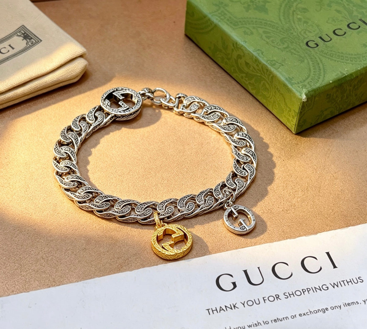 Gucci Unisex Bracelet – Style 72 - image 9