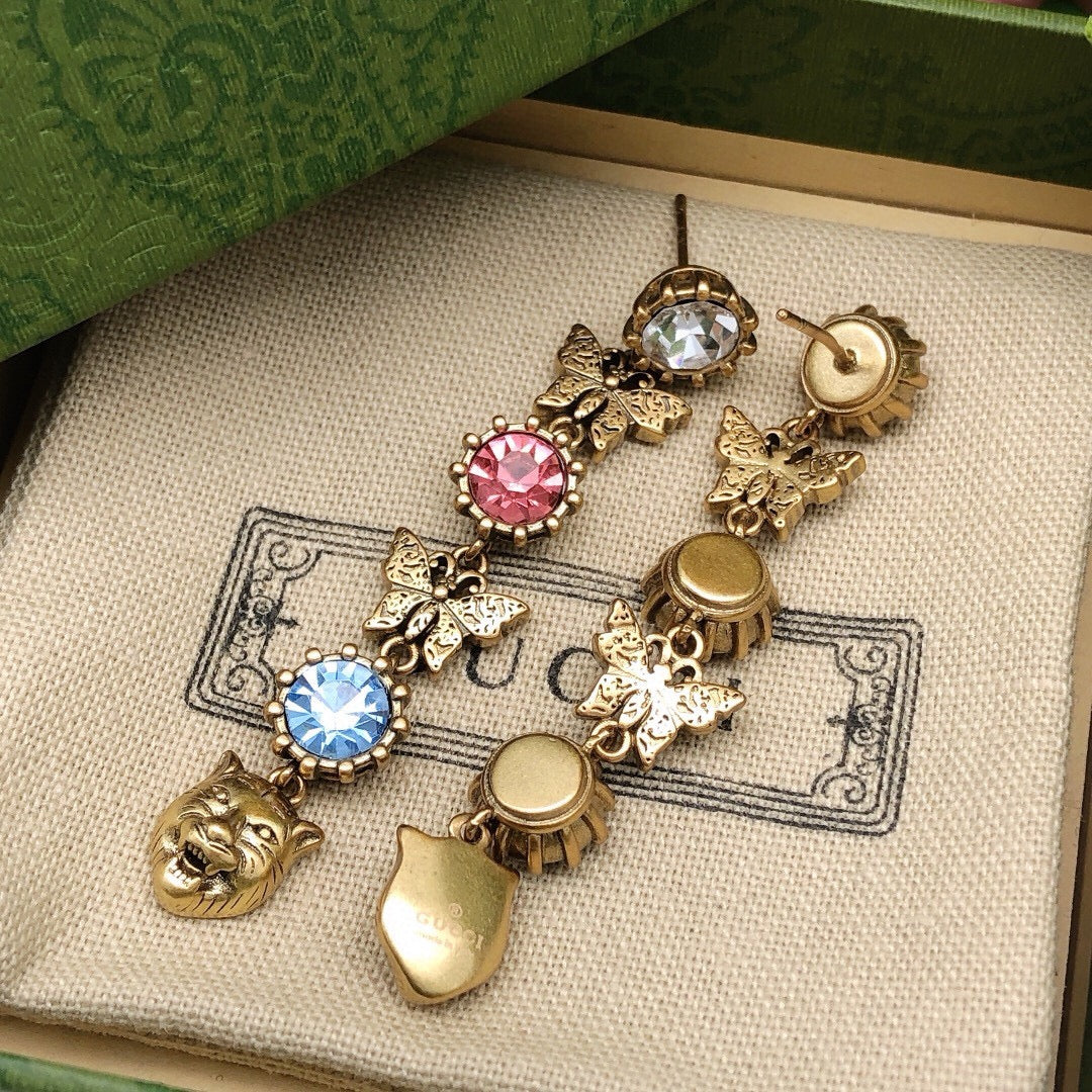 Gucci Floral Sterling Silver Stud Earrings - image 6