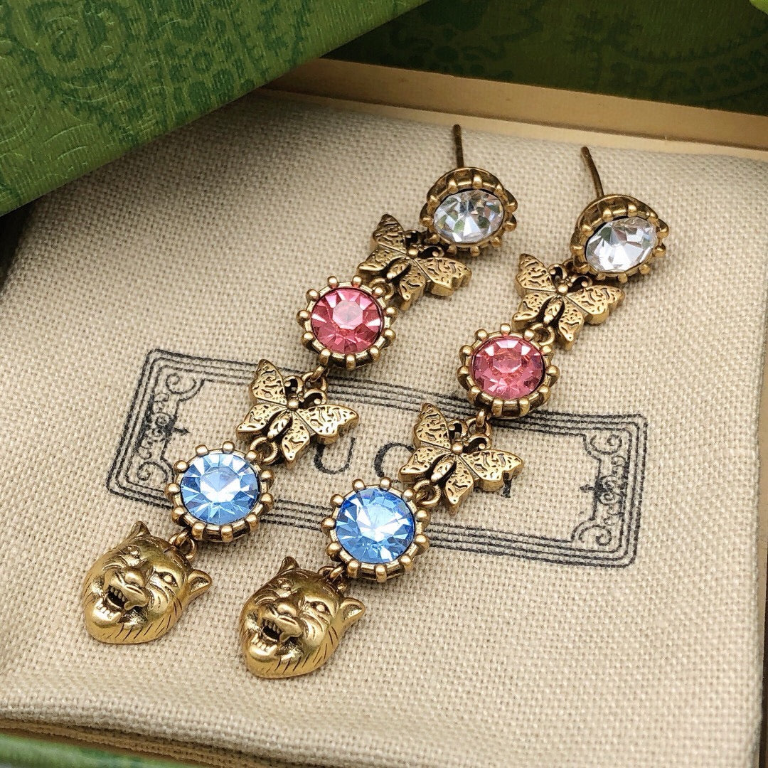 Gucci Floral Sterling Silver Stud Earrings - image 5