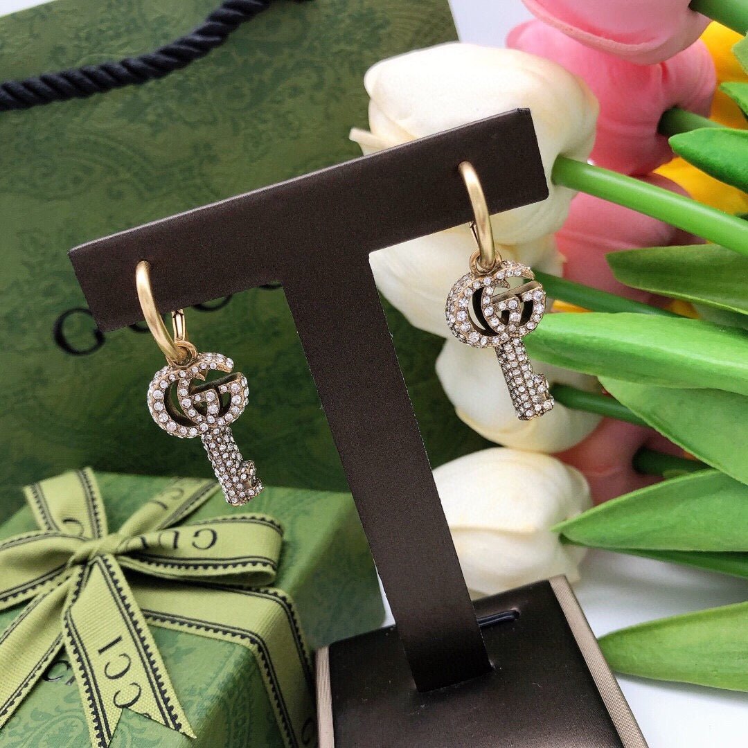 Gucci Double G Vintage-Inspired Sterling Silver Stud Earrings - image 3