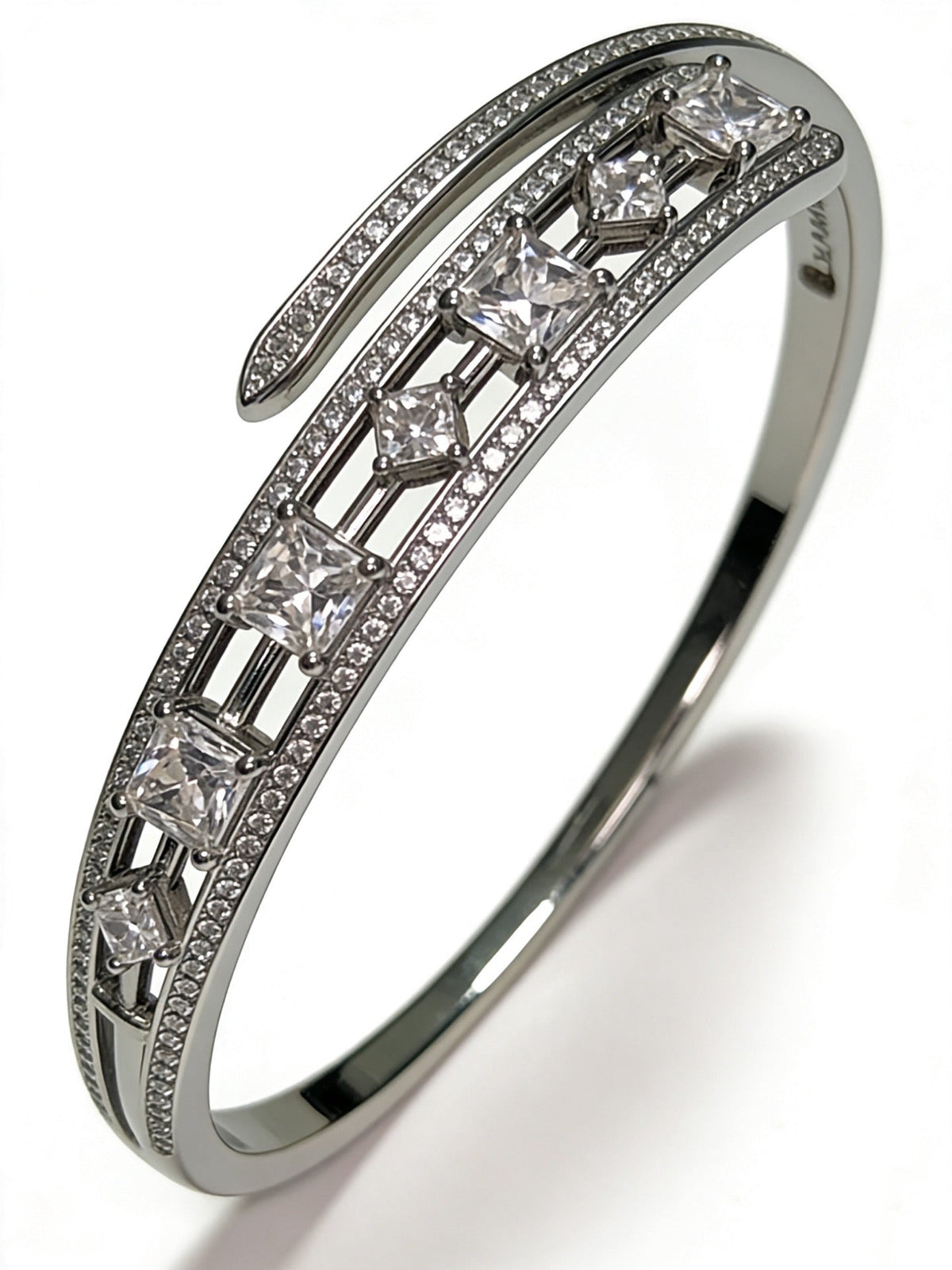 Cartier Style 237 gold-tone signature motif bracelet view 3