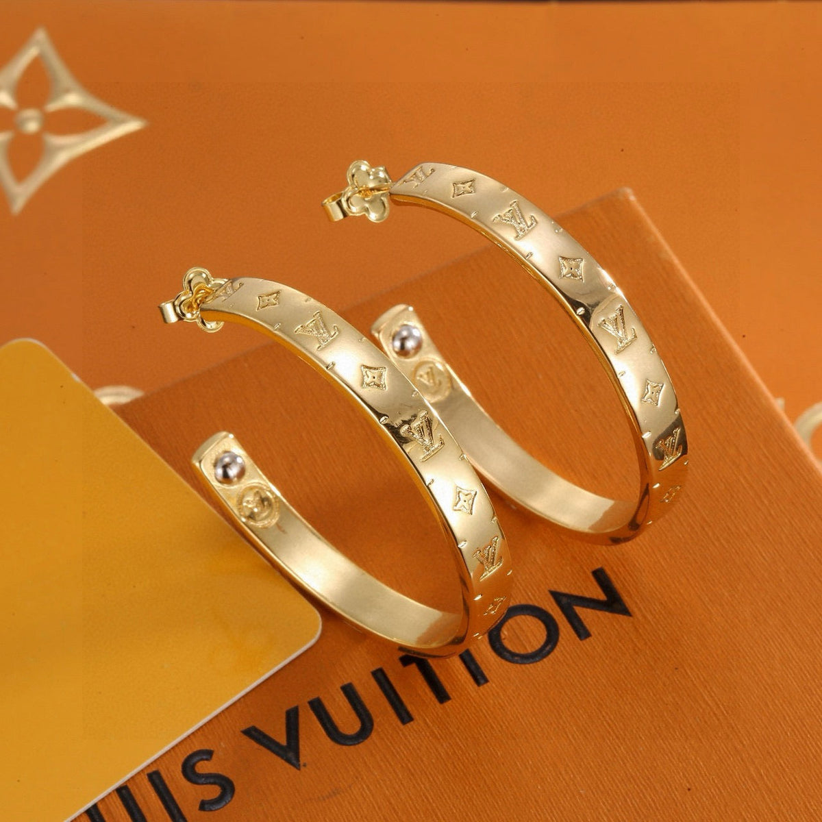 Louis Vuitton Letter Stud Earrings – Style 10 - image 2