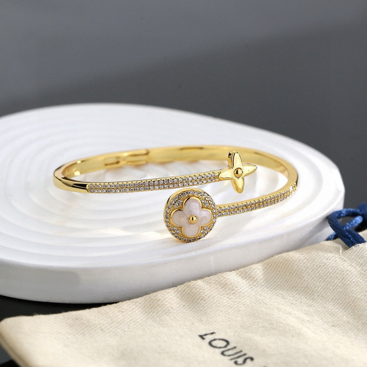 Louis Vuitton Twig Clover Bangle – Style 08 - image 1