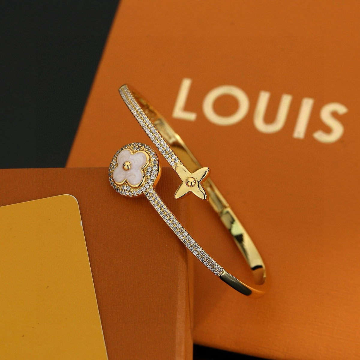 Louis Vuitton Twig Clover Bangle – Style 08 - image 6
