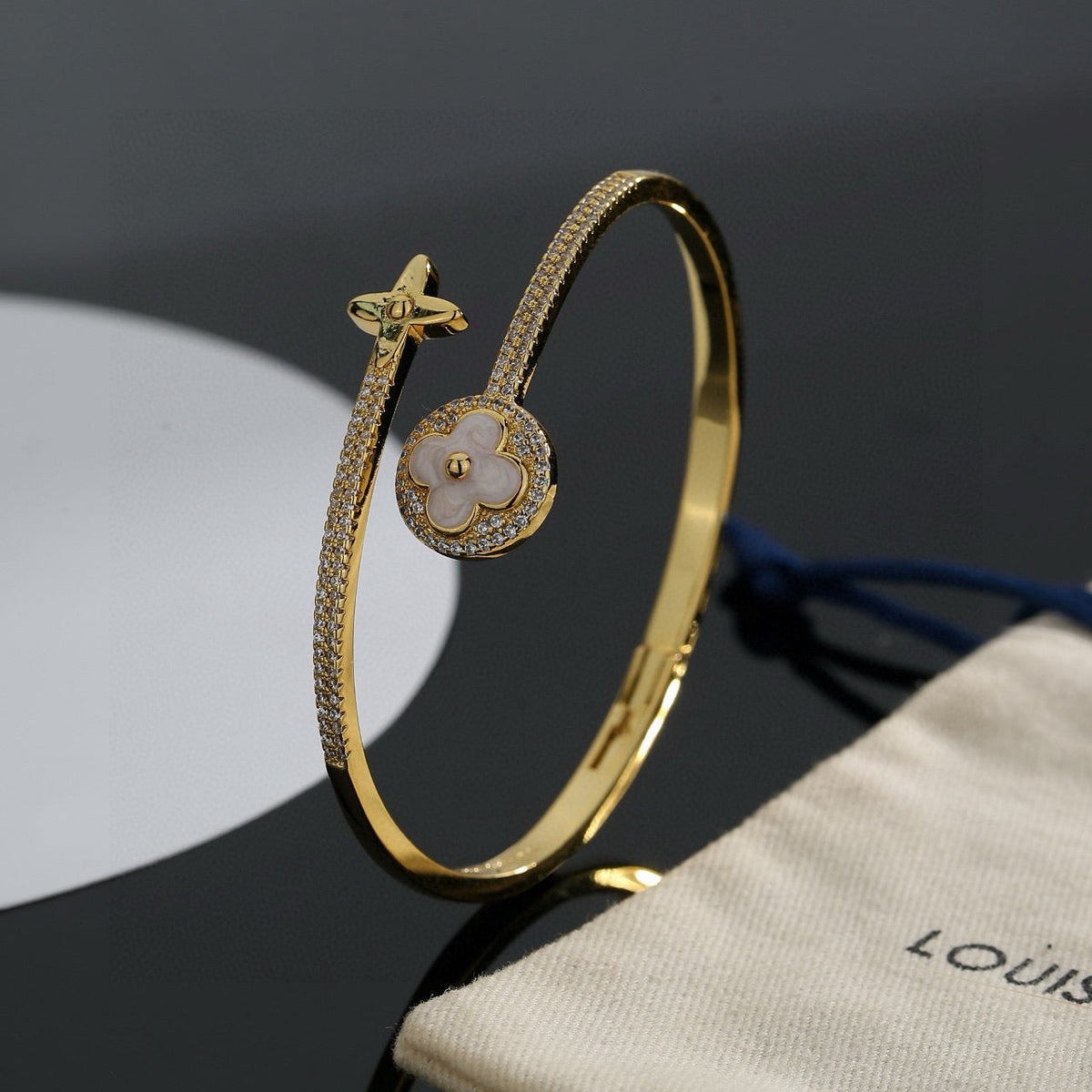 Louis Vuitton Twig Clover Bangle – Style 08 - image 4