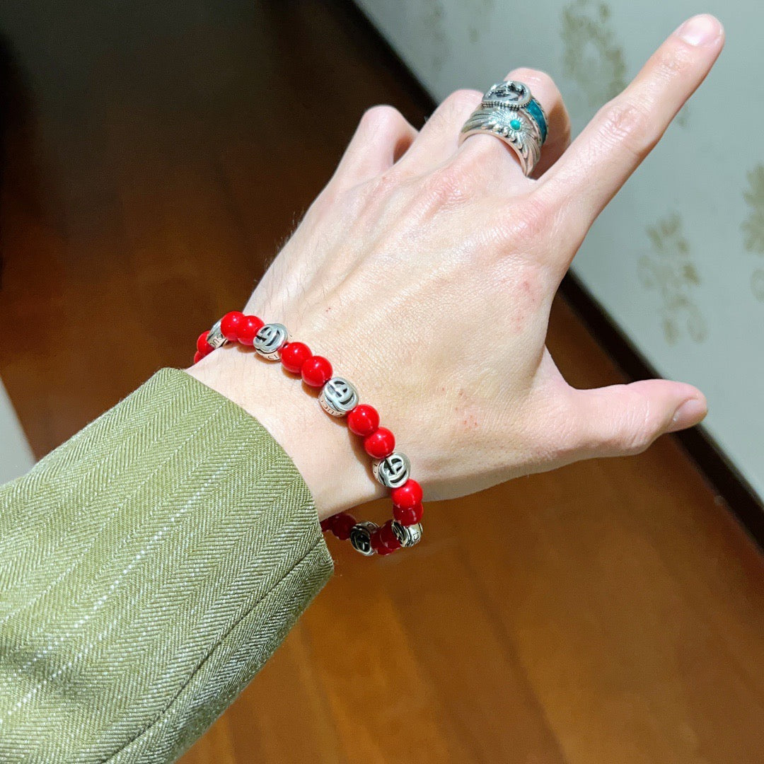 Gucci Anger Forest Crystal Distressed Unisex Bracelet – Style 07 - image 9