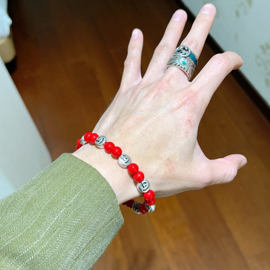 Gucci Anger Forest Crystal Distressed Unisex Bracelet – Style 11 - image 6