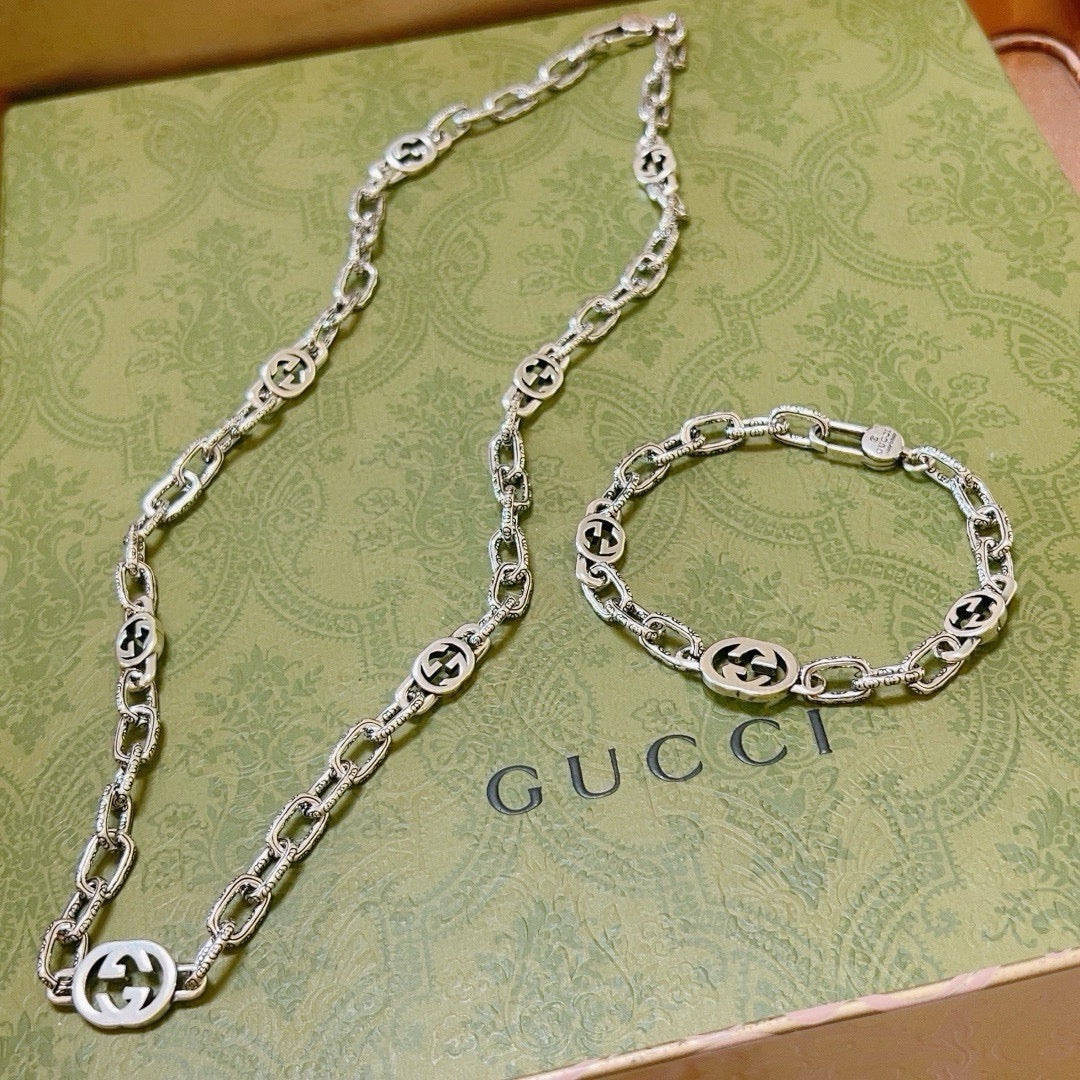 Gucci Anger Forest Chain Distressed Necklace – Style 55 - image 7