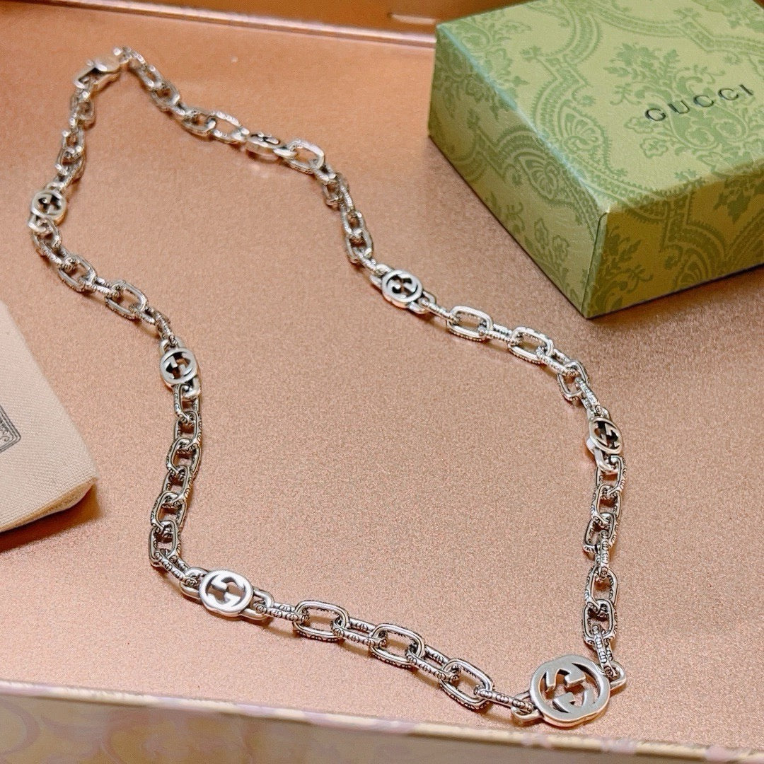 Gucci Anger Forest Chain Distressed Necklace – Style 106 - image 4