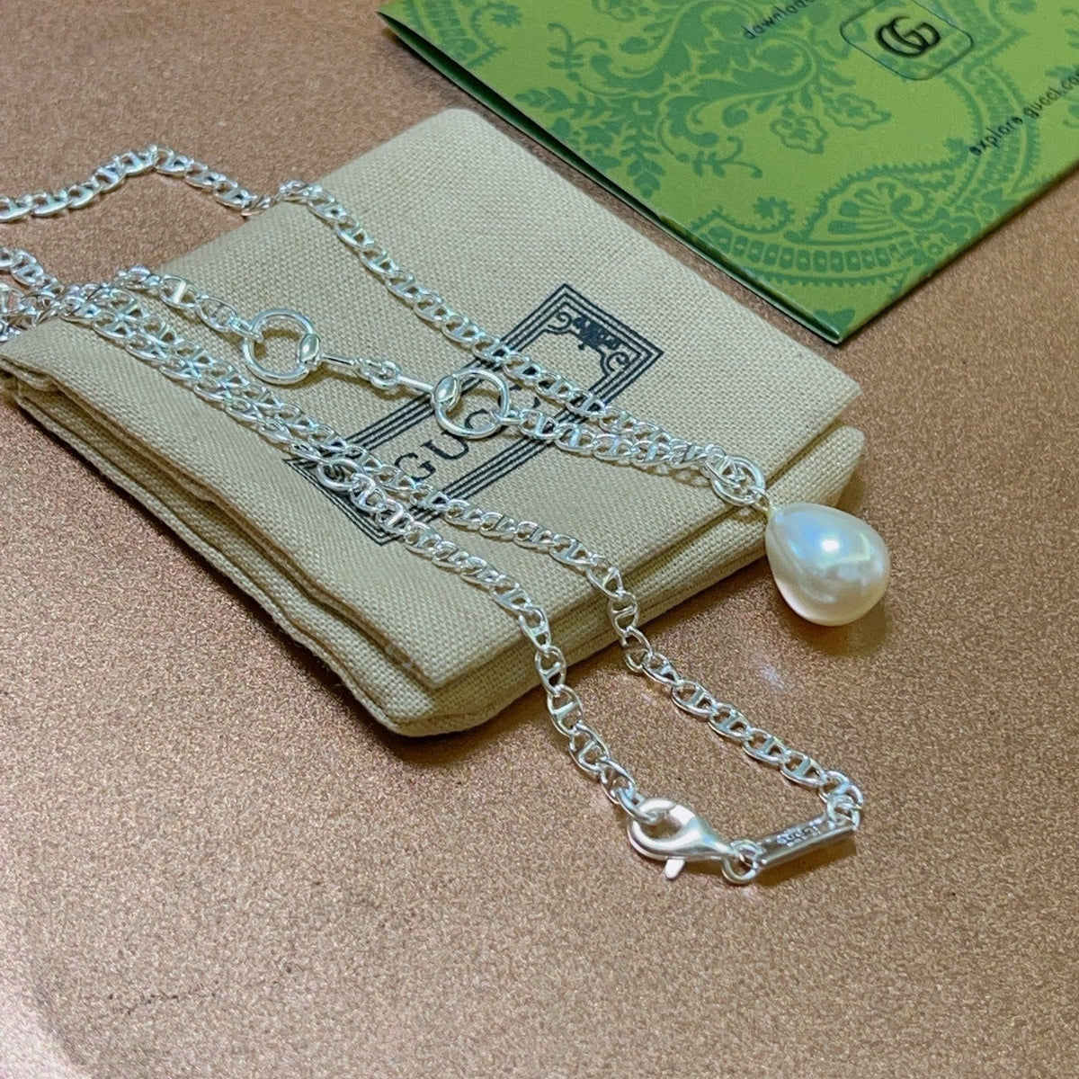 Gucci Anger Forest Chain Distressed Necklace – Style 112 - image 5