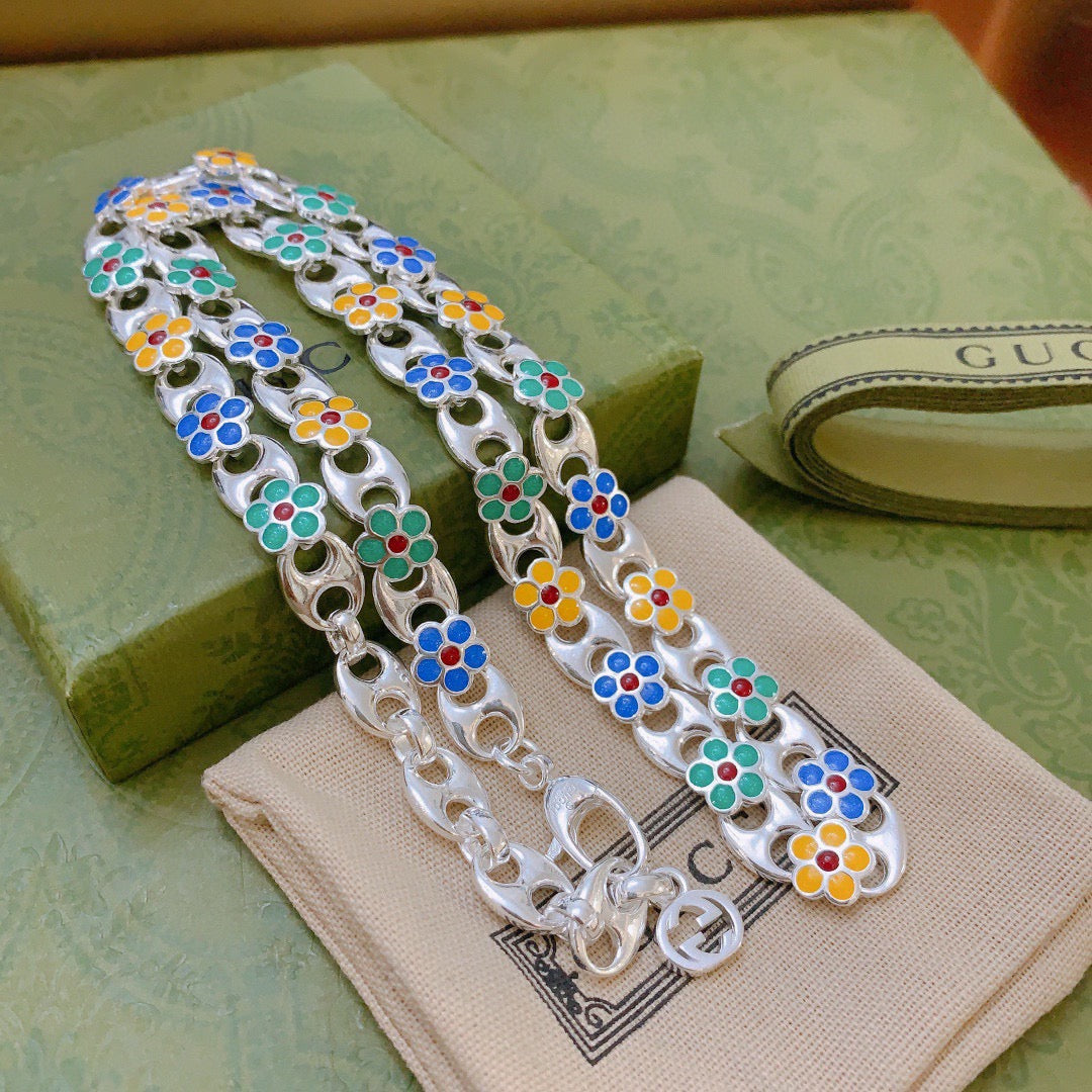 Gucci Anger Forest Chain Distressed Necklace – Style 52 - image 4