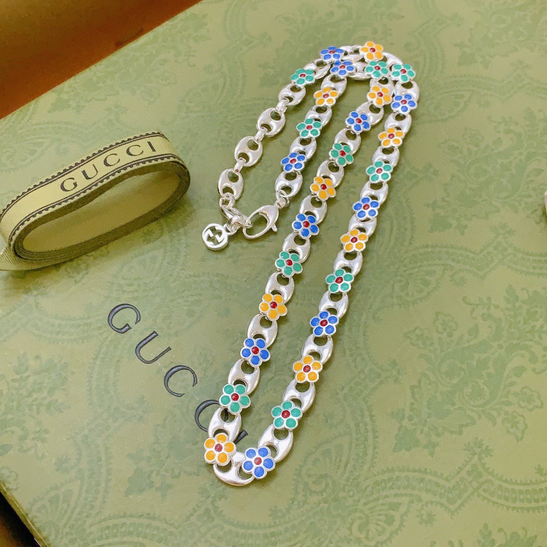 Gucci Anger Forest Chain Distressed Necklace – Style 52 - image 3