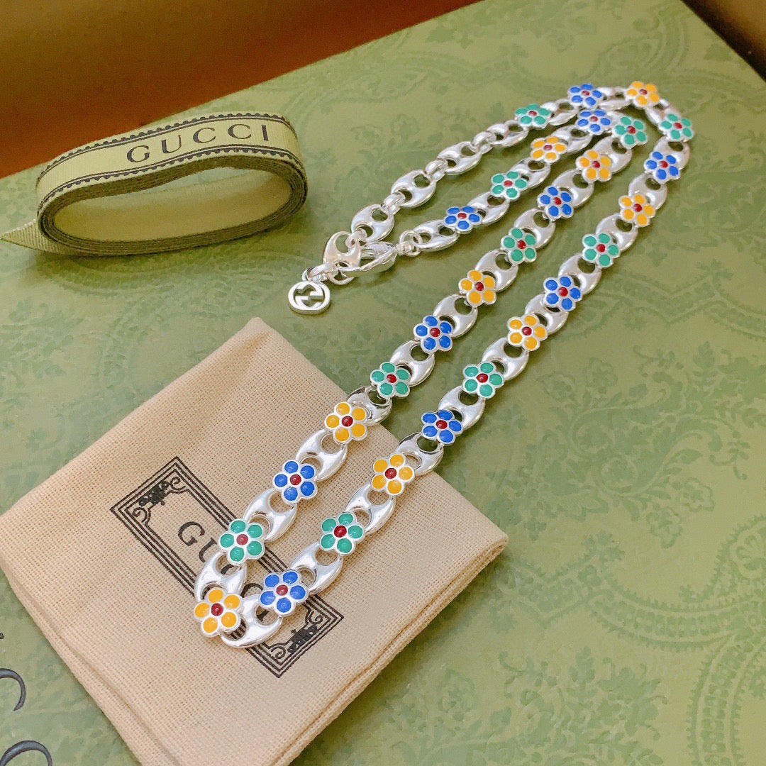 Gucci Anger Forest Chain Distressed Necklace – Style 52 - image 8