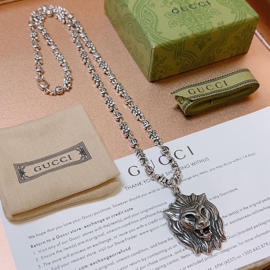 Gucci Anger Forest Chain Distressed Vintage-Inspired Necklace – Style 18 - image 2