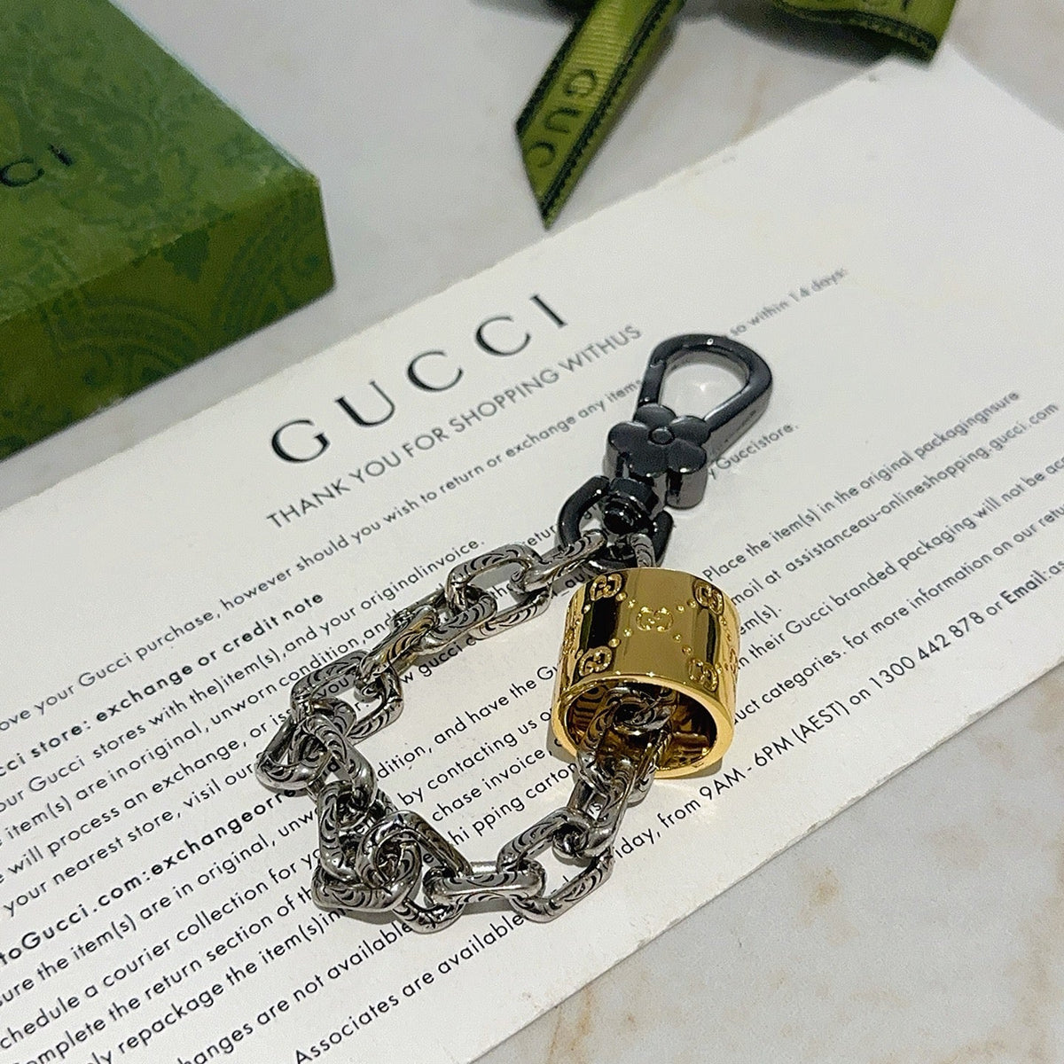 Gucci Anger Forest Distressed Keychain – Style 54 - image 3