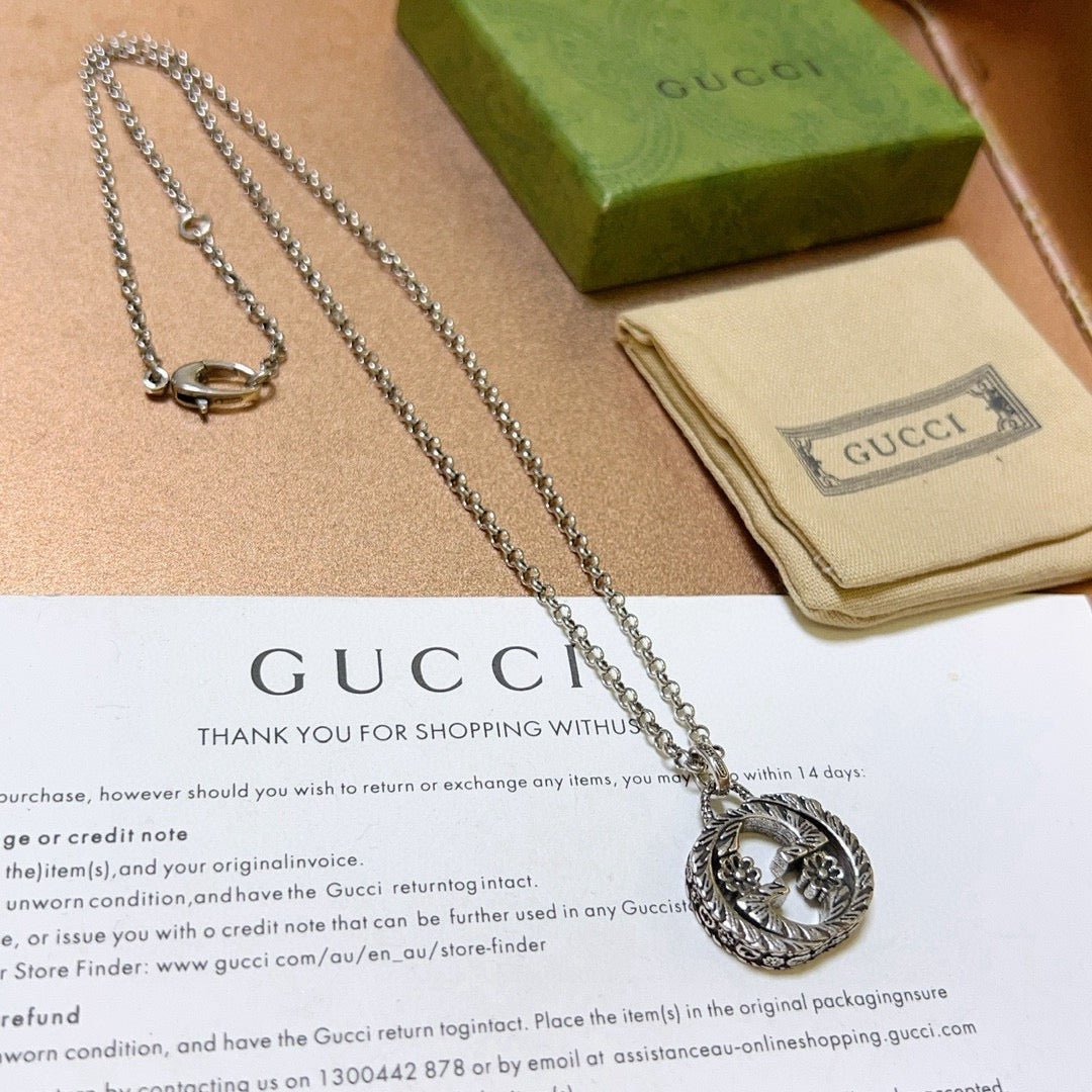 Gucci Anger Forest Chain Distressed Necklace – Style 51 - image 4