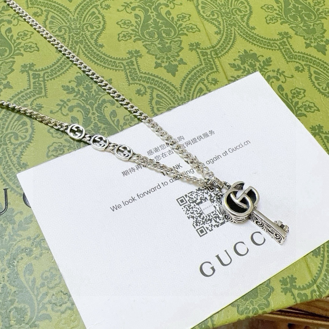Gucci Anger Forest Chain Distressed Vintage-Inspired Necklace – Style 49 - image 7